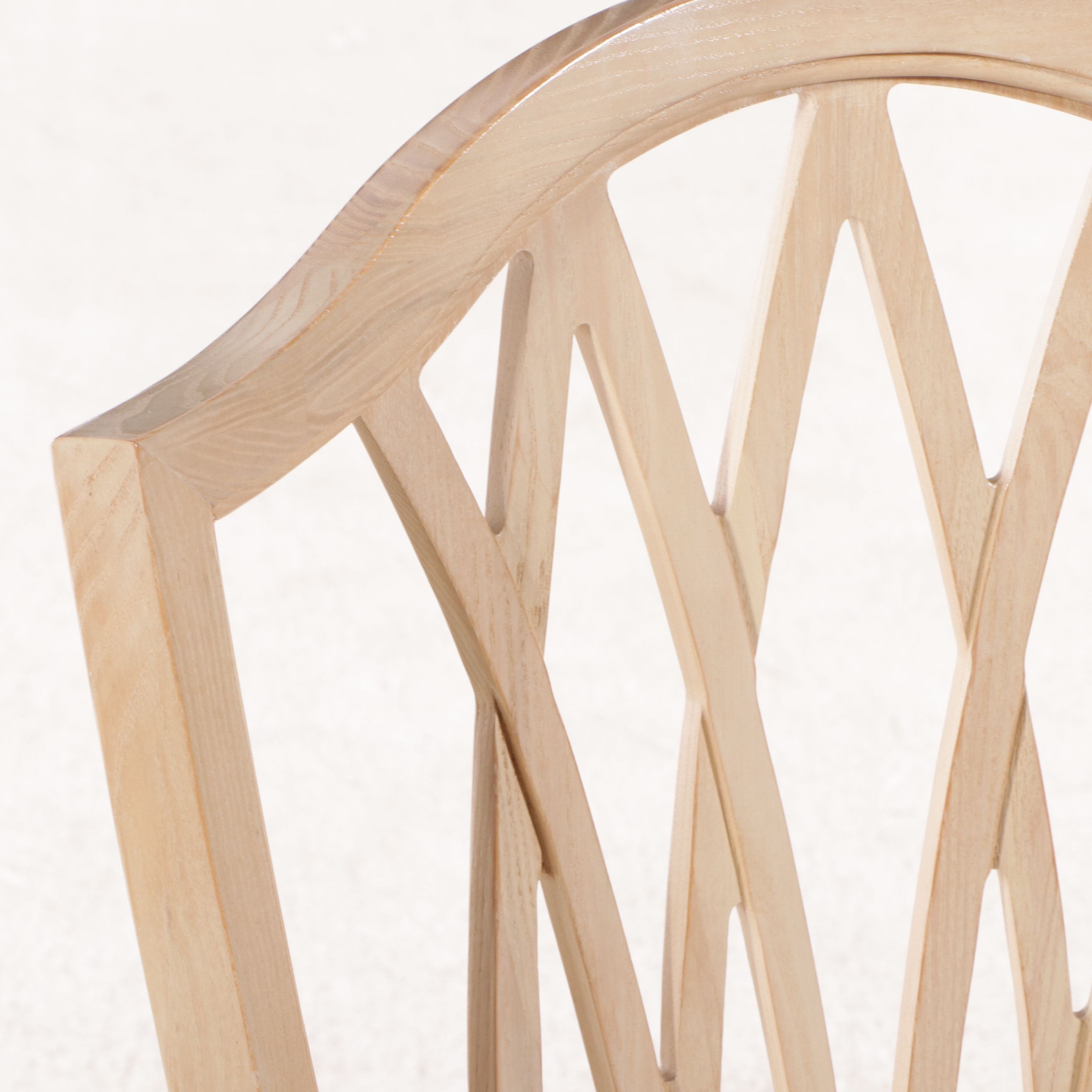 Seven-Piece Century Furniture Hepplewhite Style Bleached Oak Dining Set