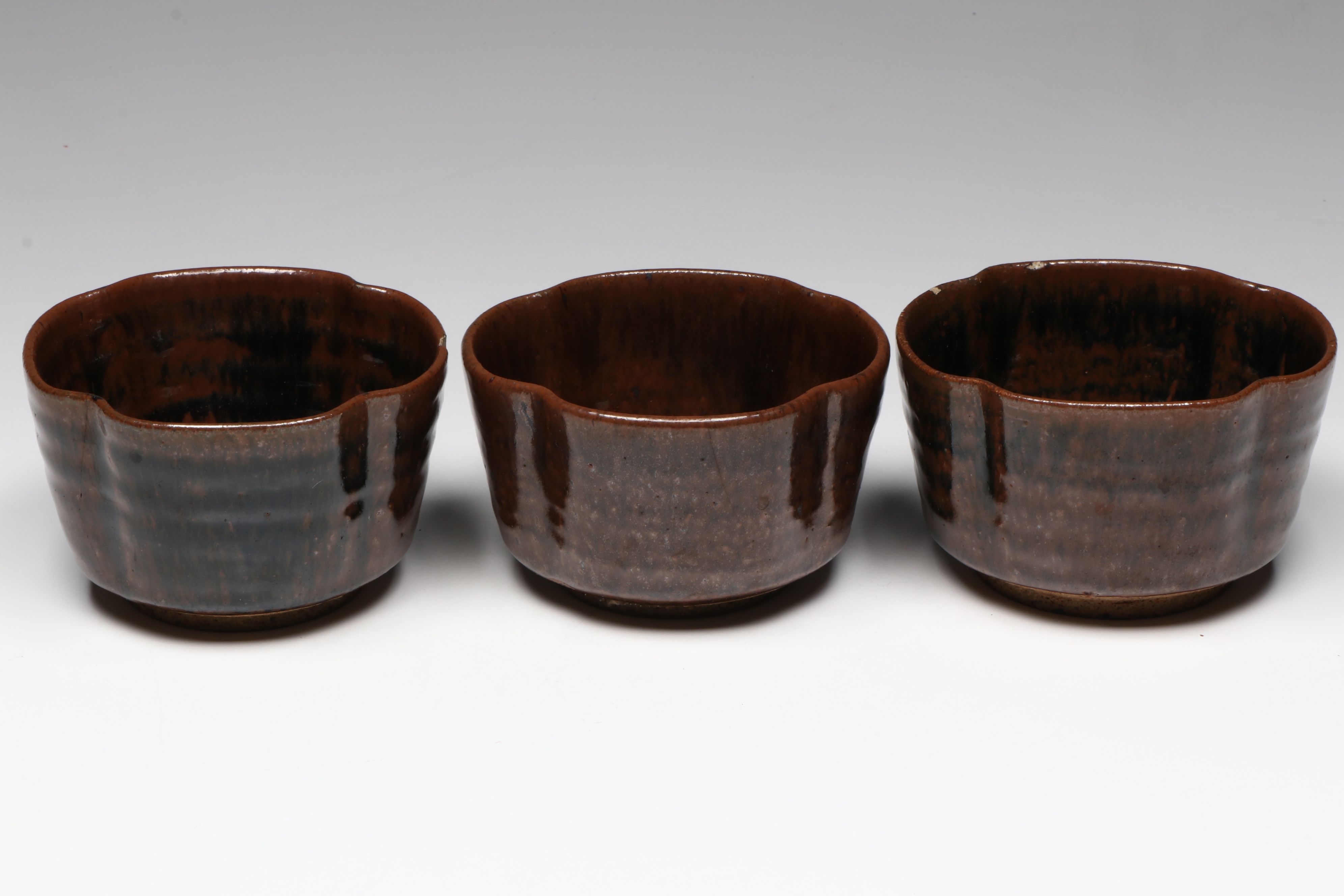 Art Pottery Ceramic Creamers, Bowls, and Handled Bowl