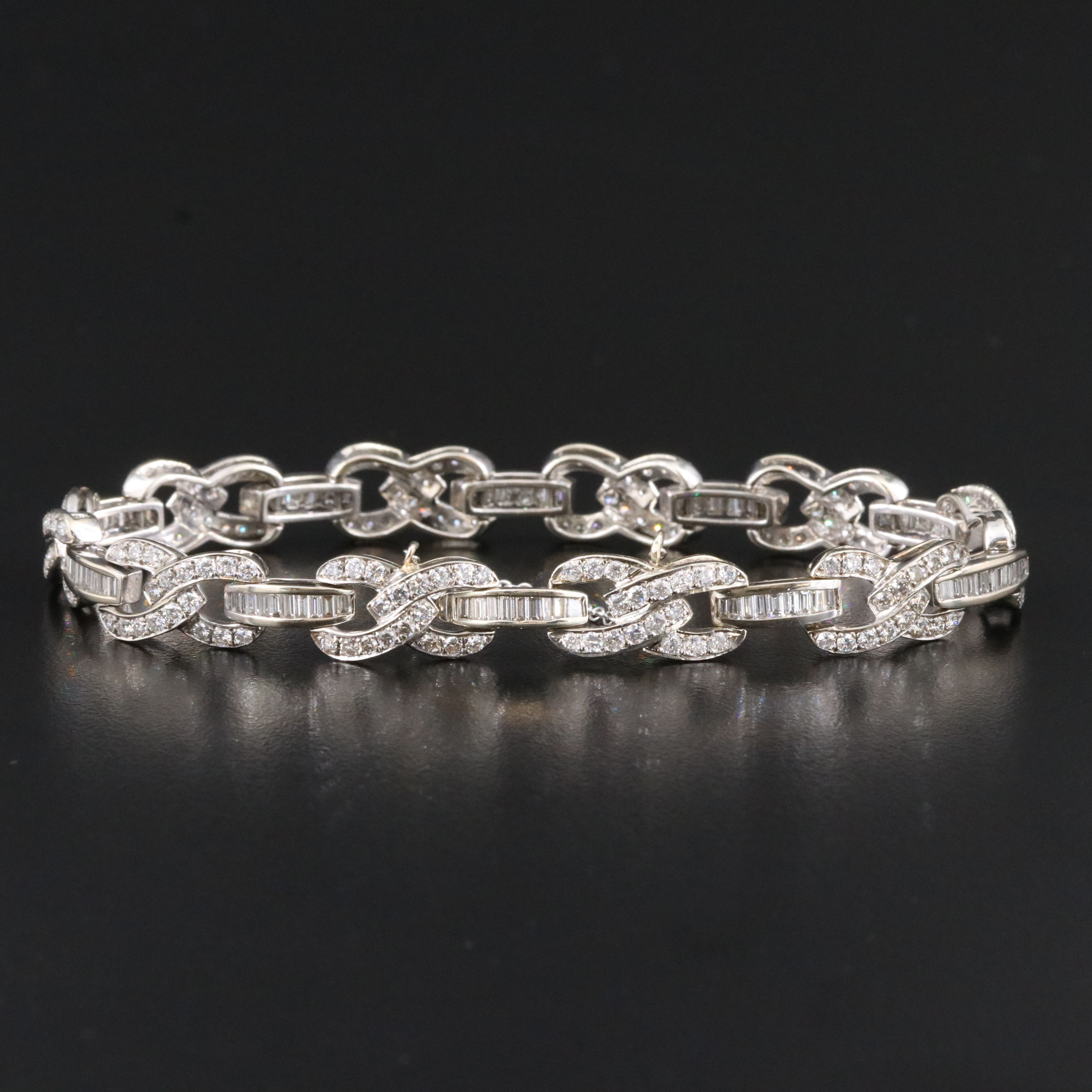 14K 5.40 CTW Diamond Bracelet