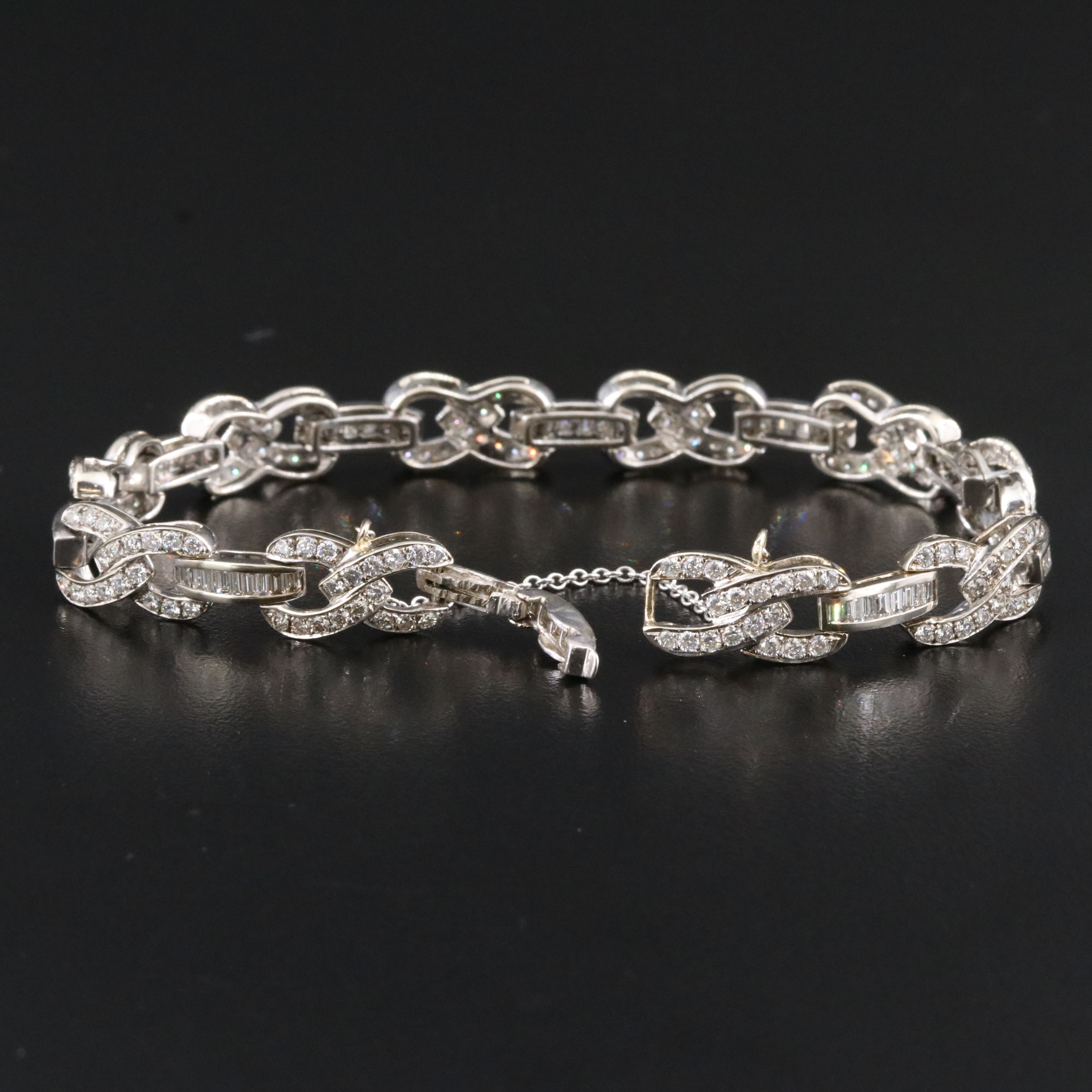 14K 5.40 CTW Diamond Bracelet