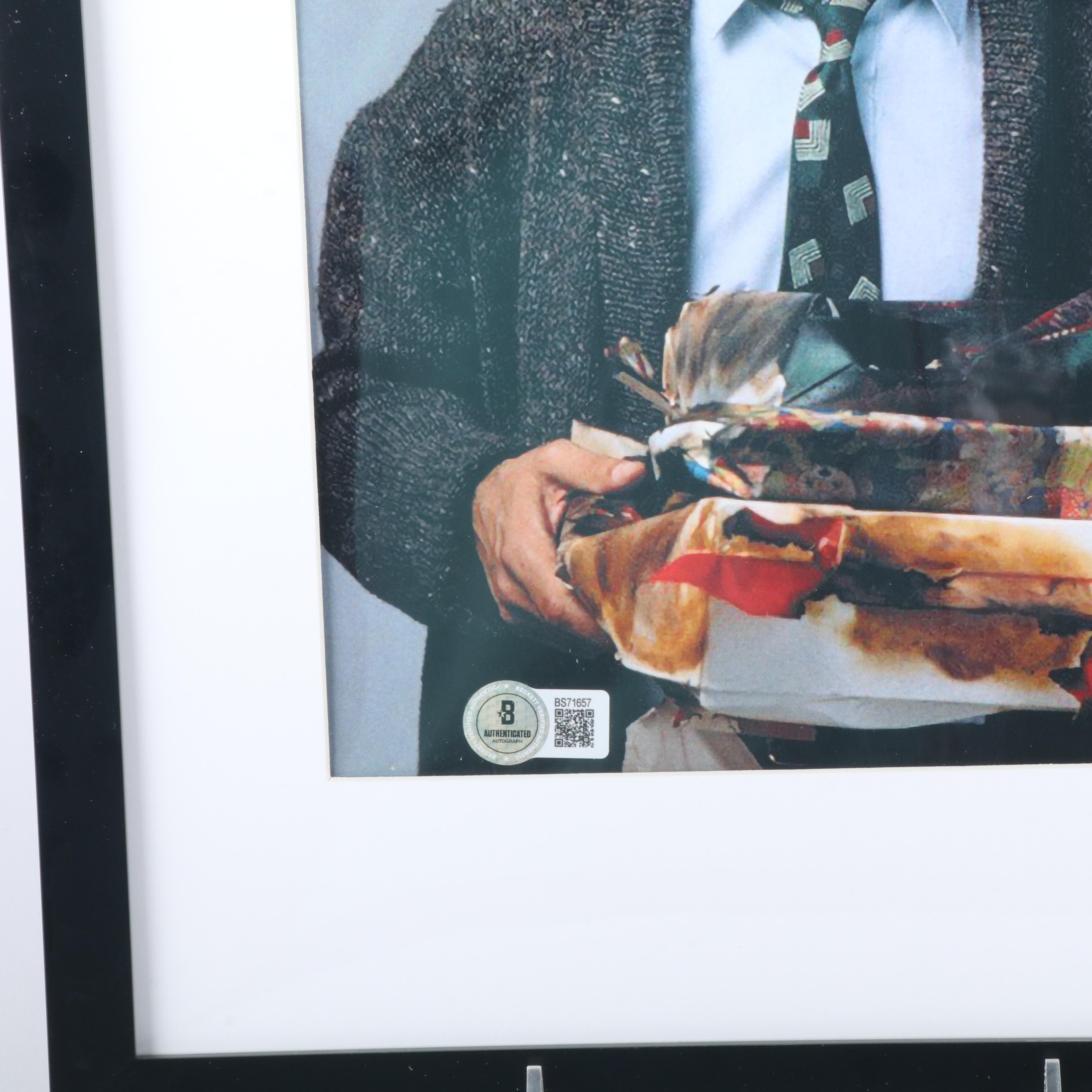 Chevy Chase Signed “Christmas Vacation” Movie Print in Matted Frame, Beckett