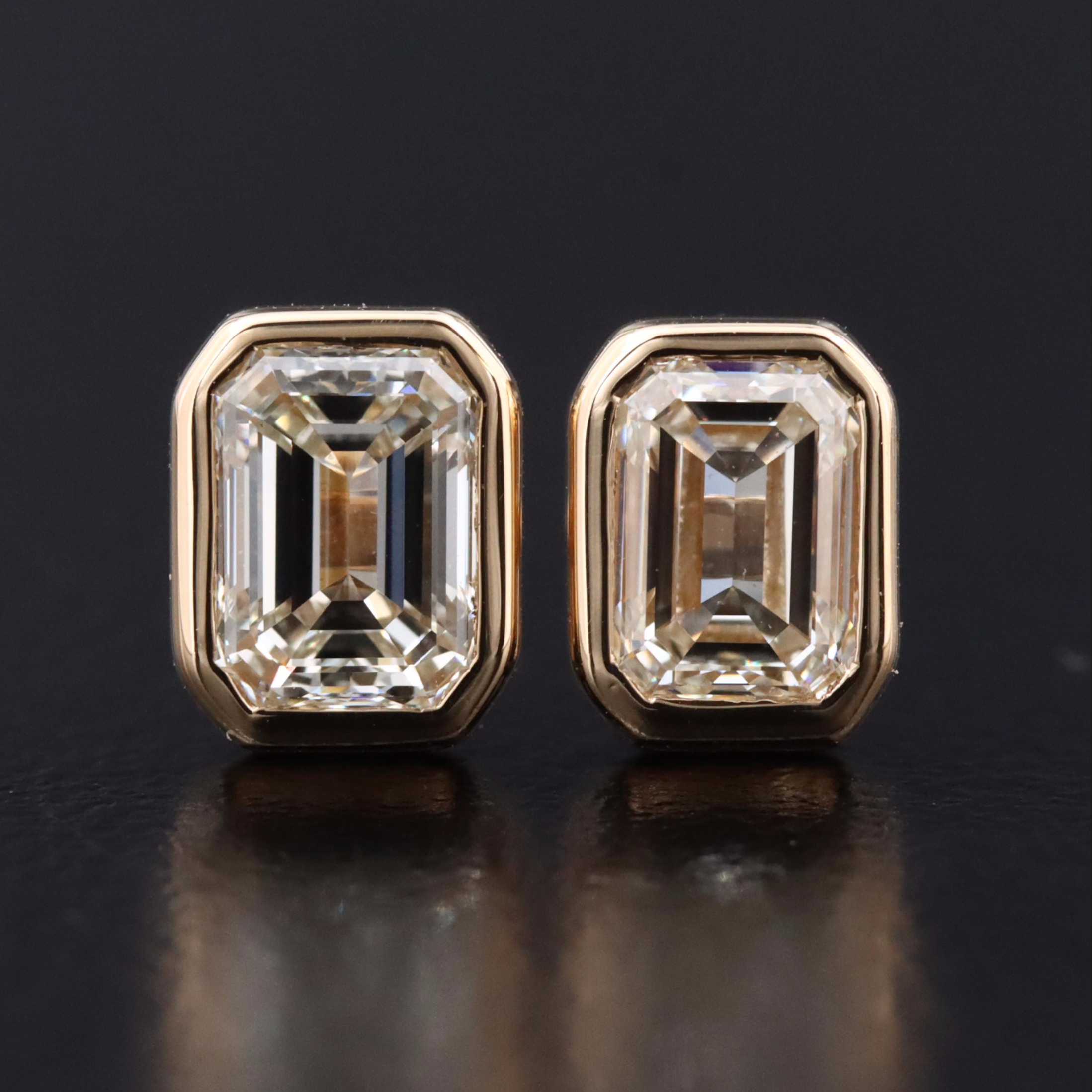 18K 1.00 CTW Diamond Stud Earrings with GIA Reports