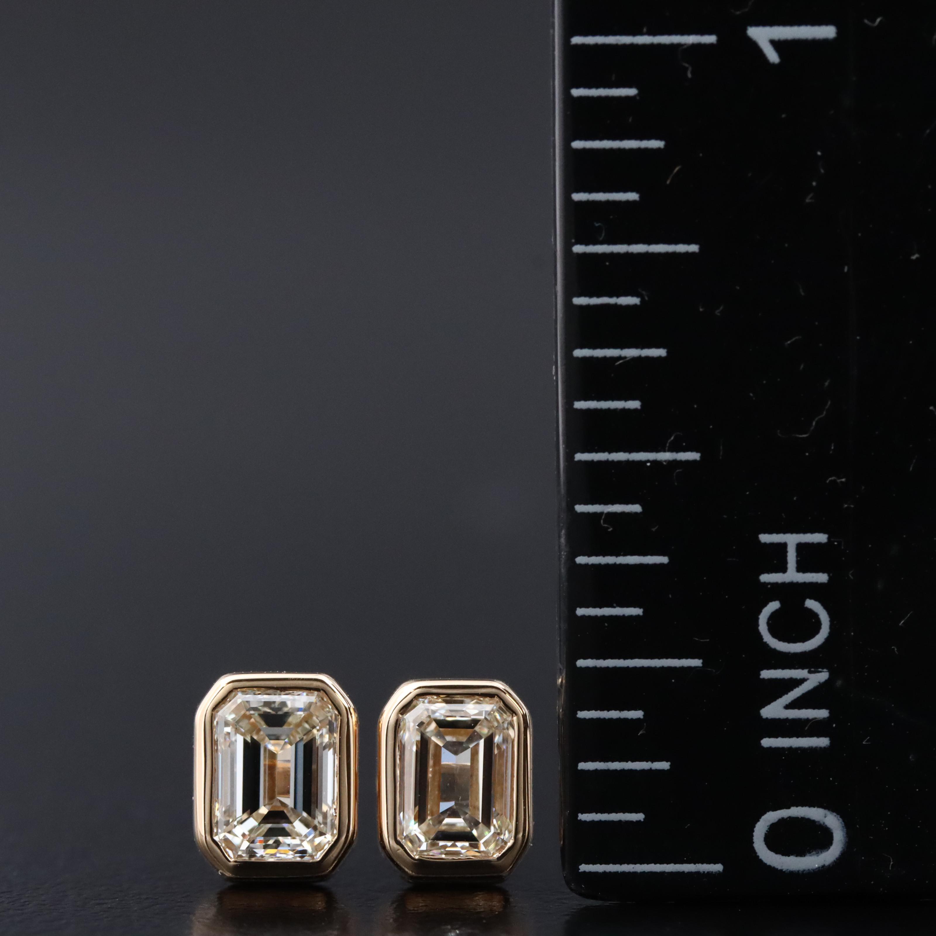 18K 1.00 CTW Diamond Stud Earrings with GIA Reports