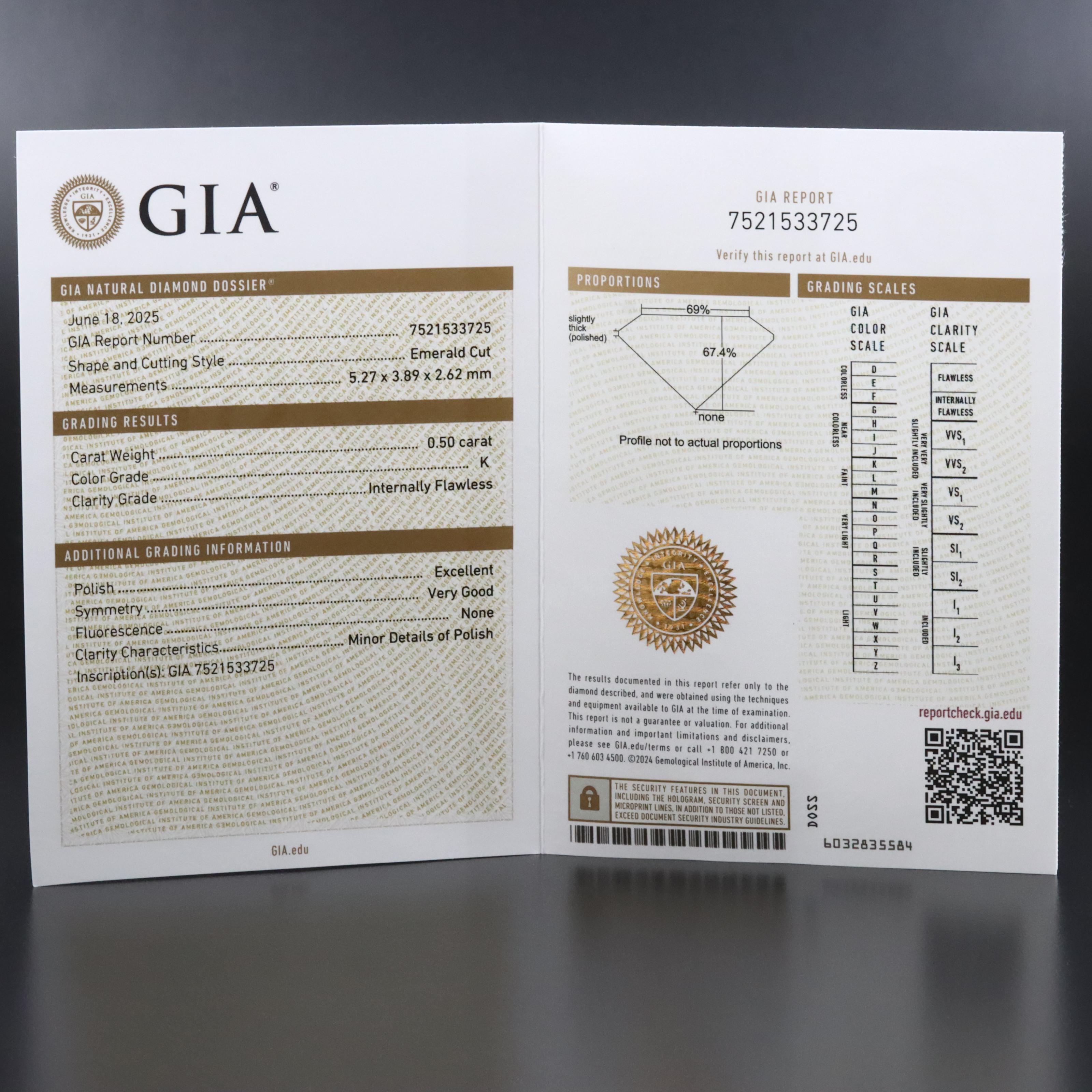 18K 1.00 CTW Diamond Stud Earrings with GIA Reports