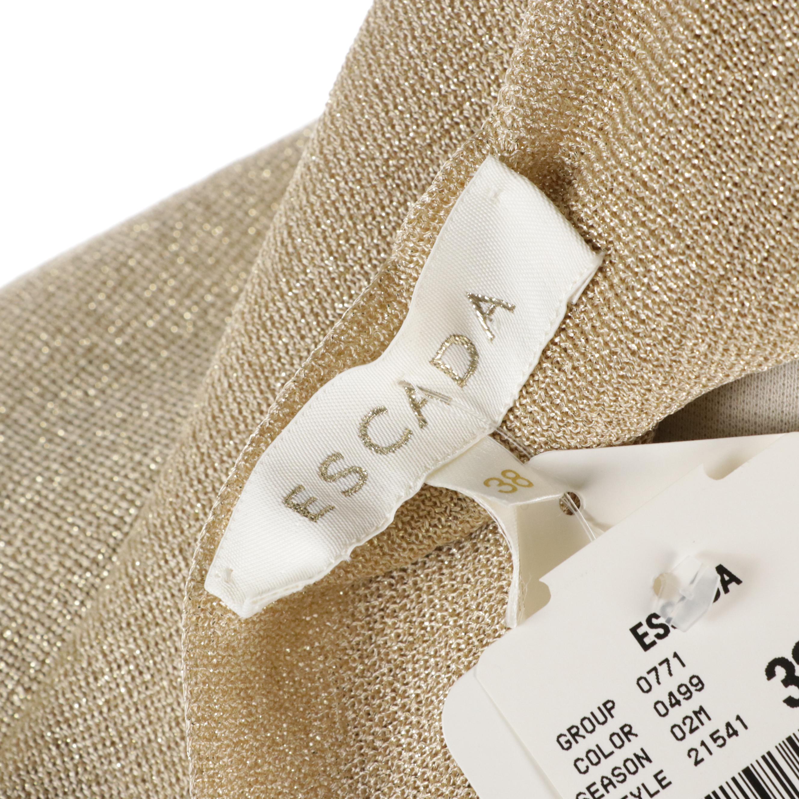 Donna Karan Silk and Cotton Blend Trench Style Coat with Escada Sleeveless Top