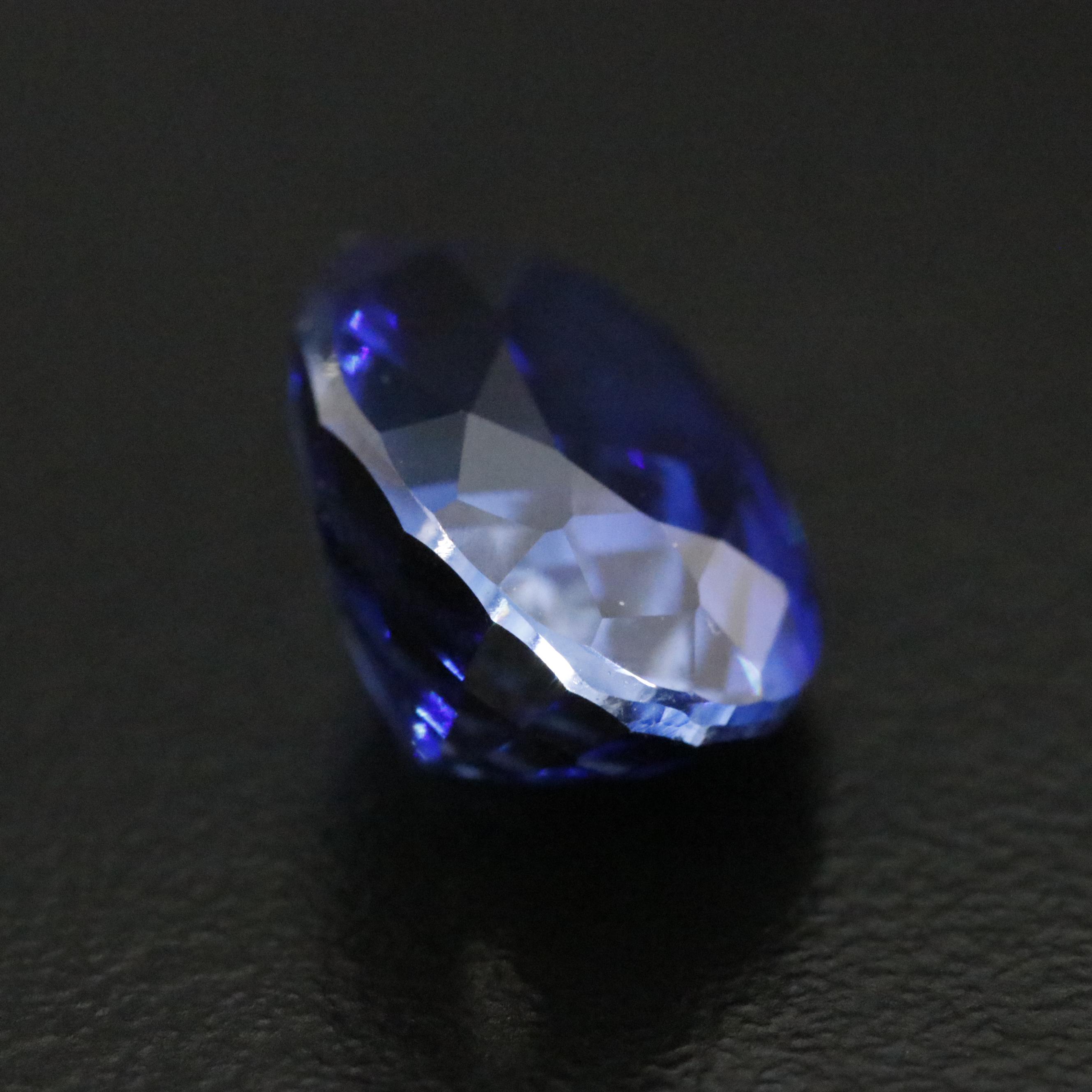 Loose 8.57 CT Lab Grown Sapphire