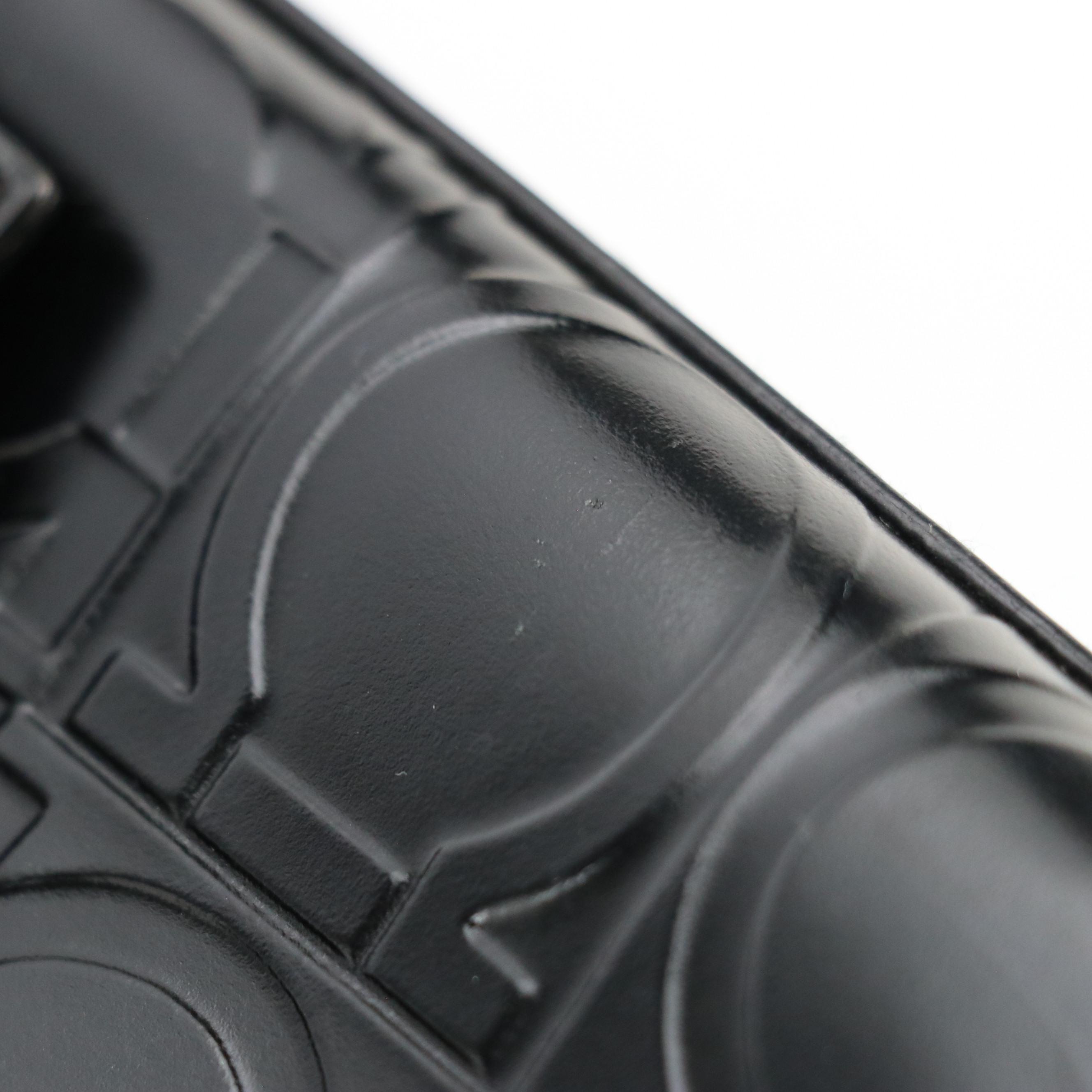 Salvatore Ferragamo Gancini Embossed Front Flap Shoulder Bag