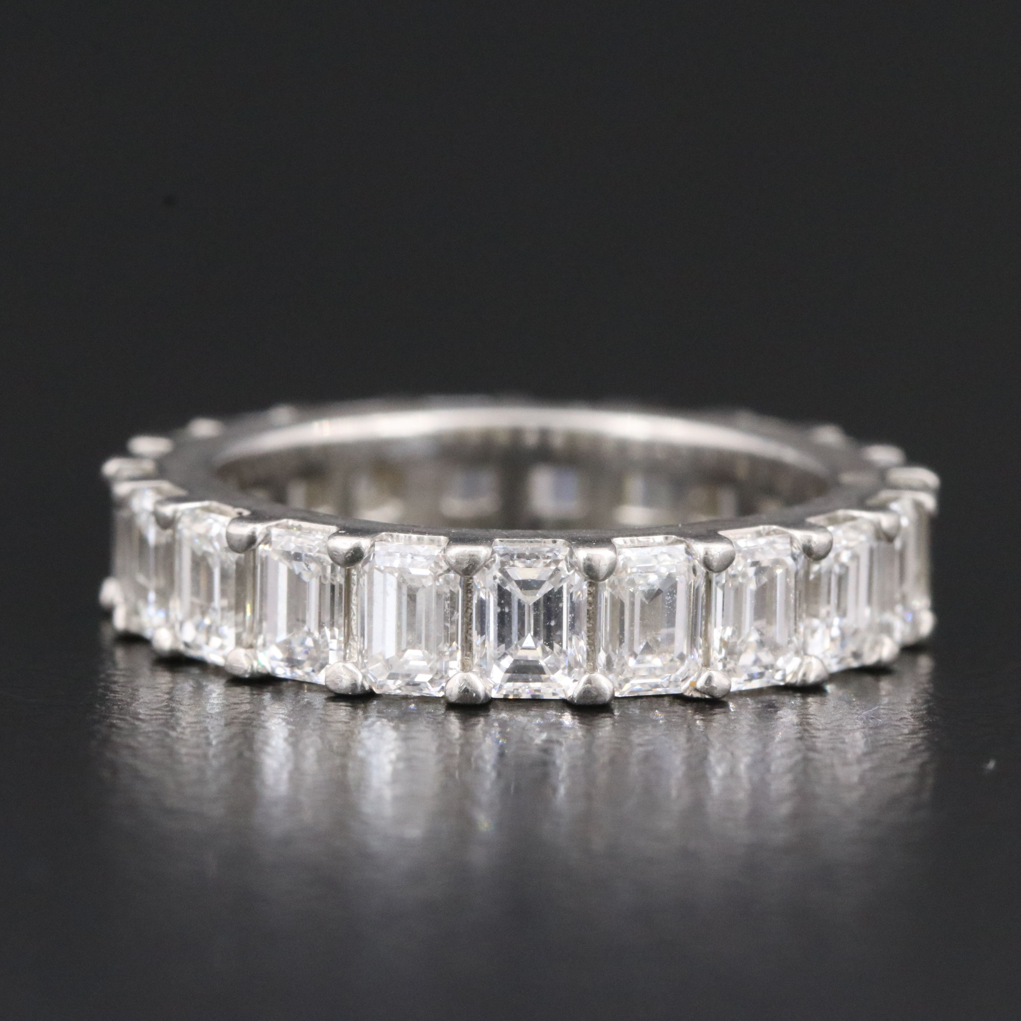 Platinum 3.15 CTW Diamond Eternity Band