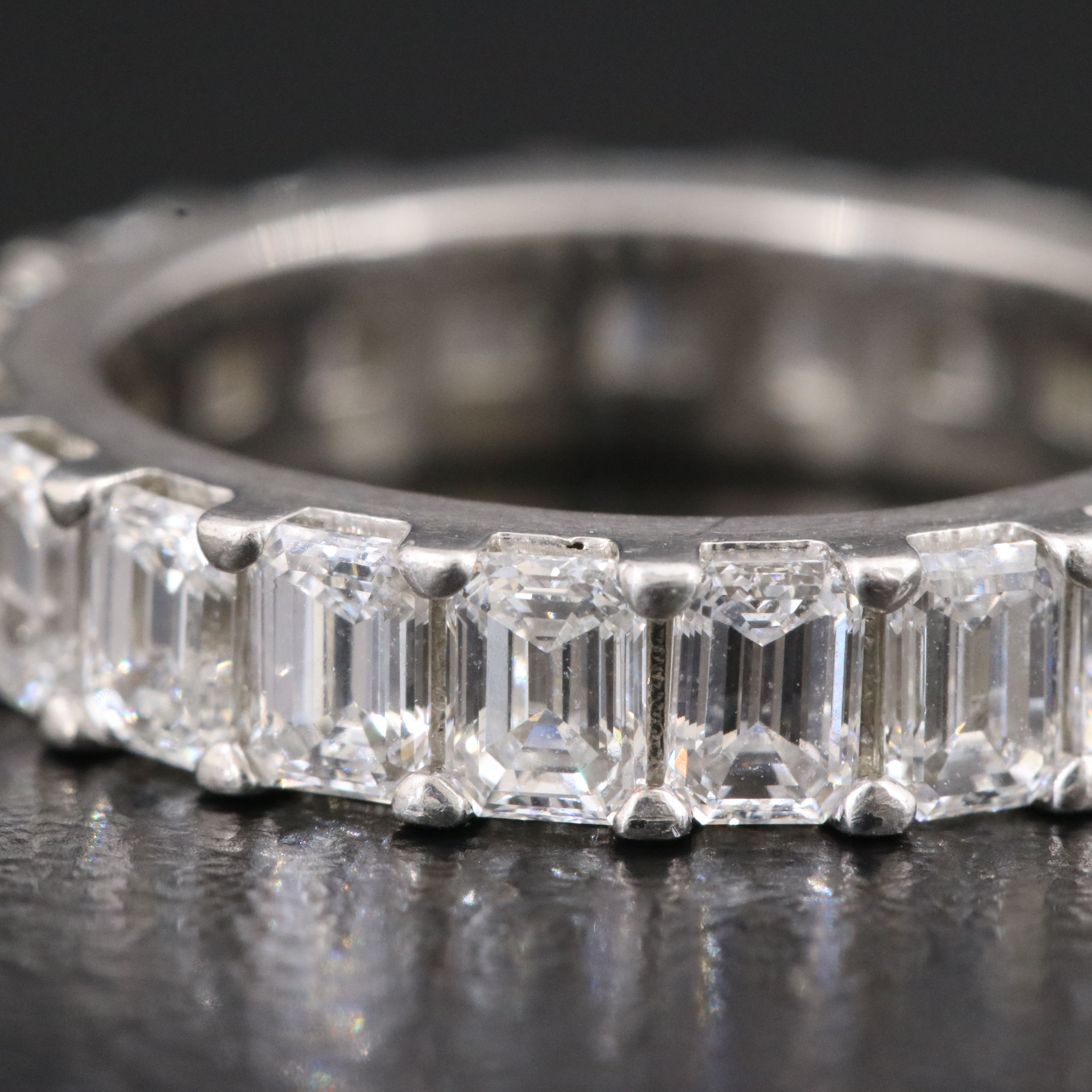 Platinum 3.15 CTW Diamond Eternity Band