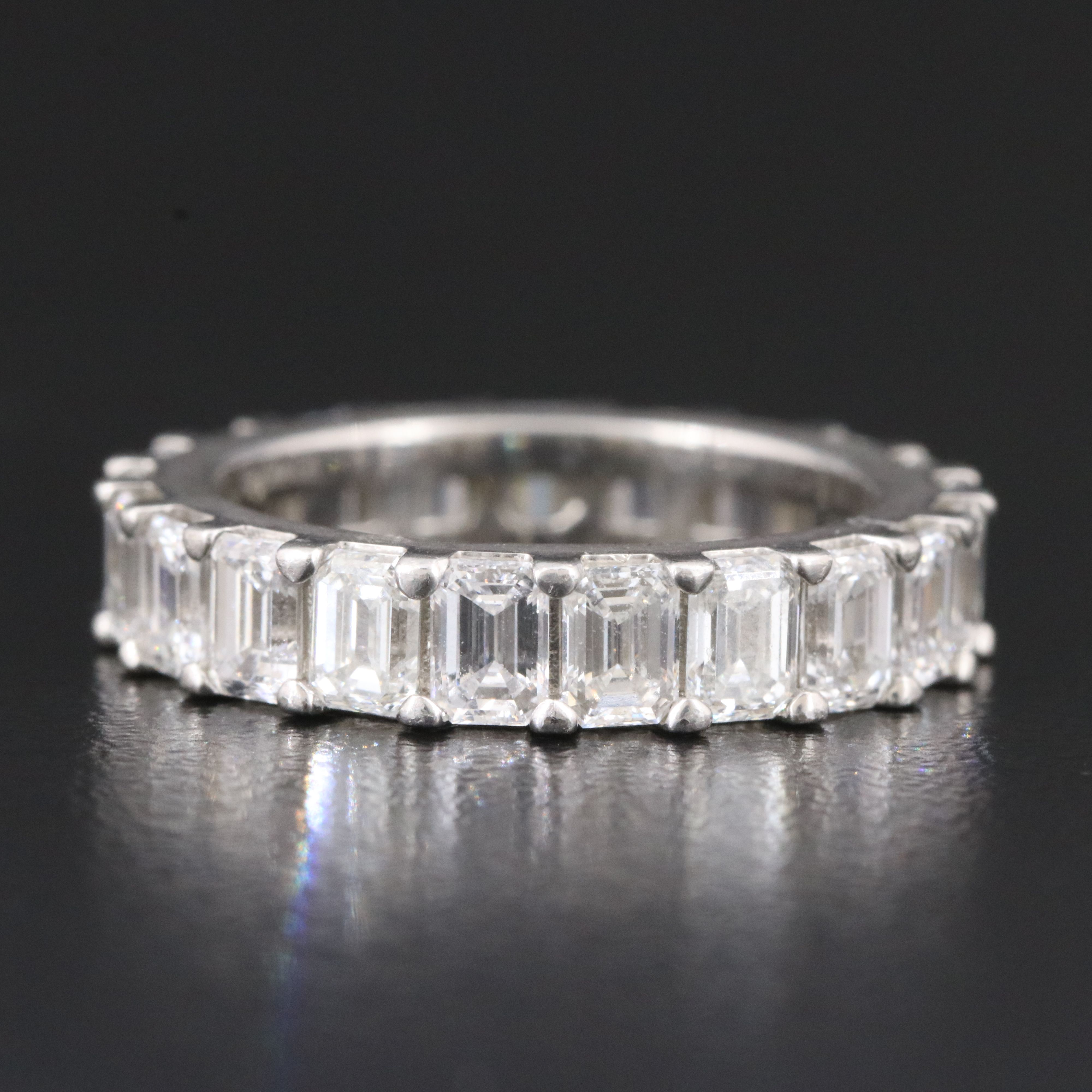 Platinum 3.15 CTW Diamond Eternity Band