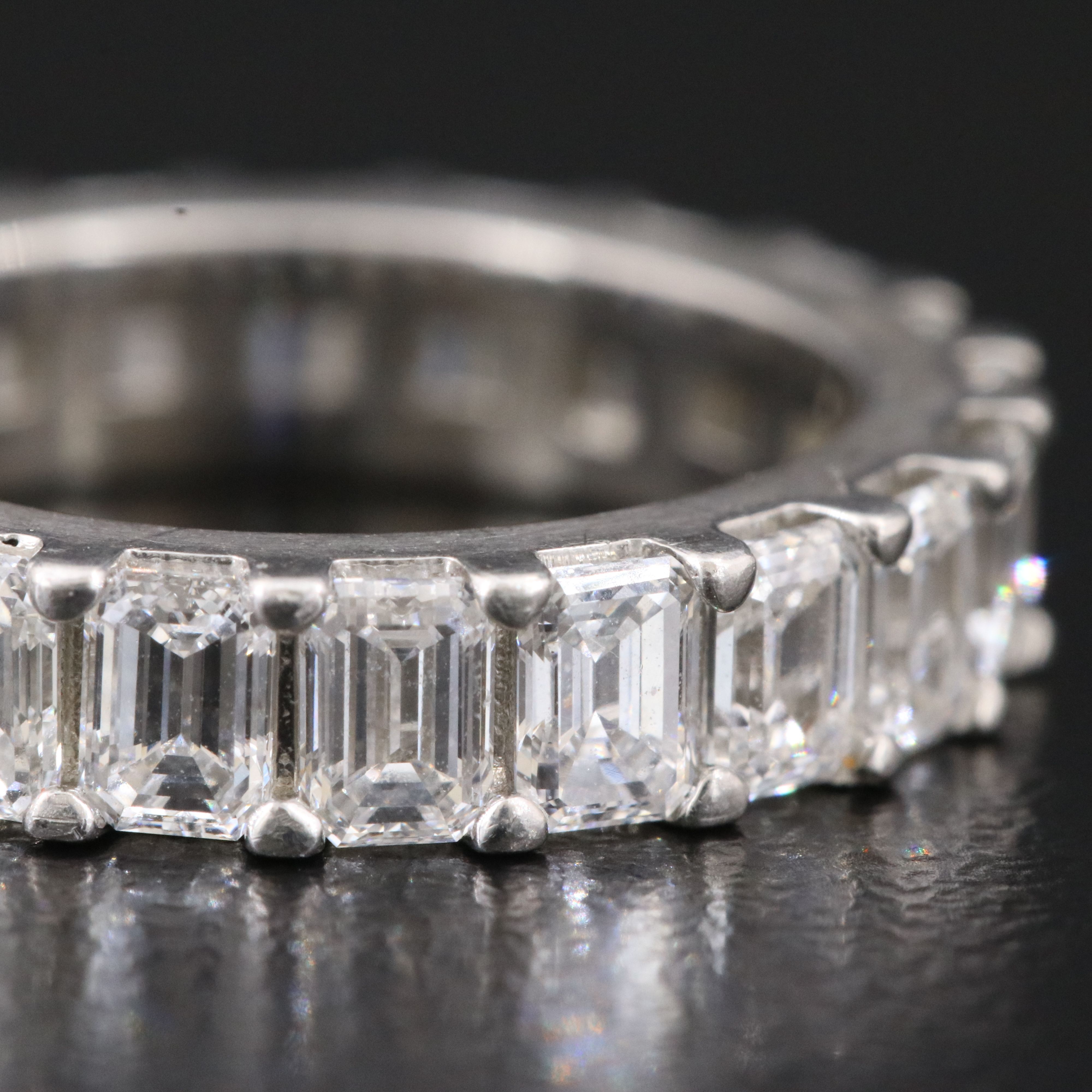 Platinum 3.15 CTW Diamond Eternity Band