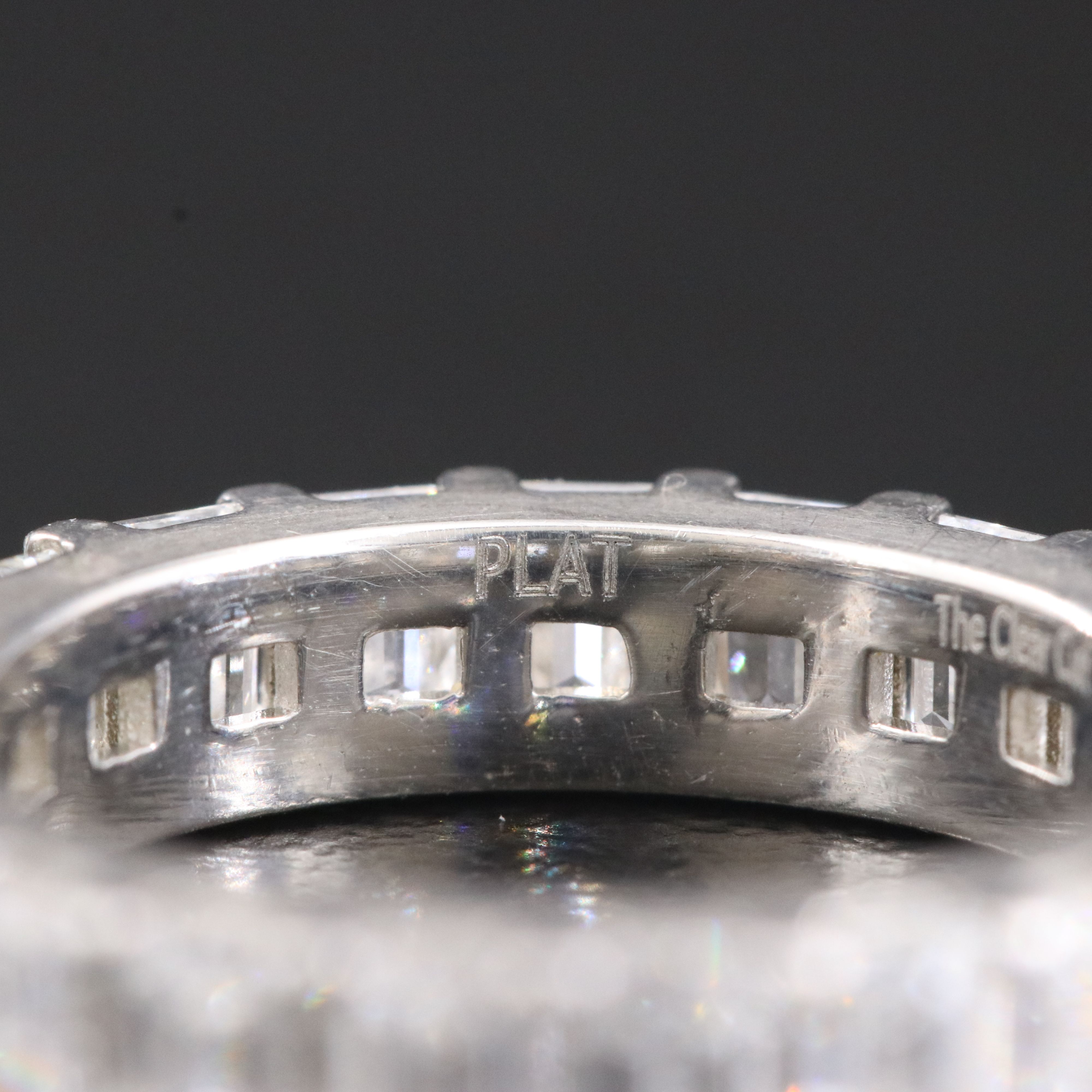 Platinum 3.15 CTW Diamond Eternity Band