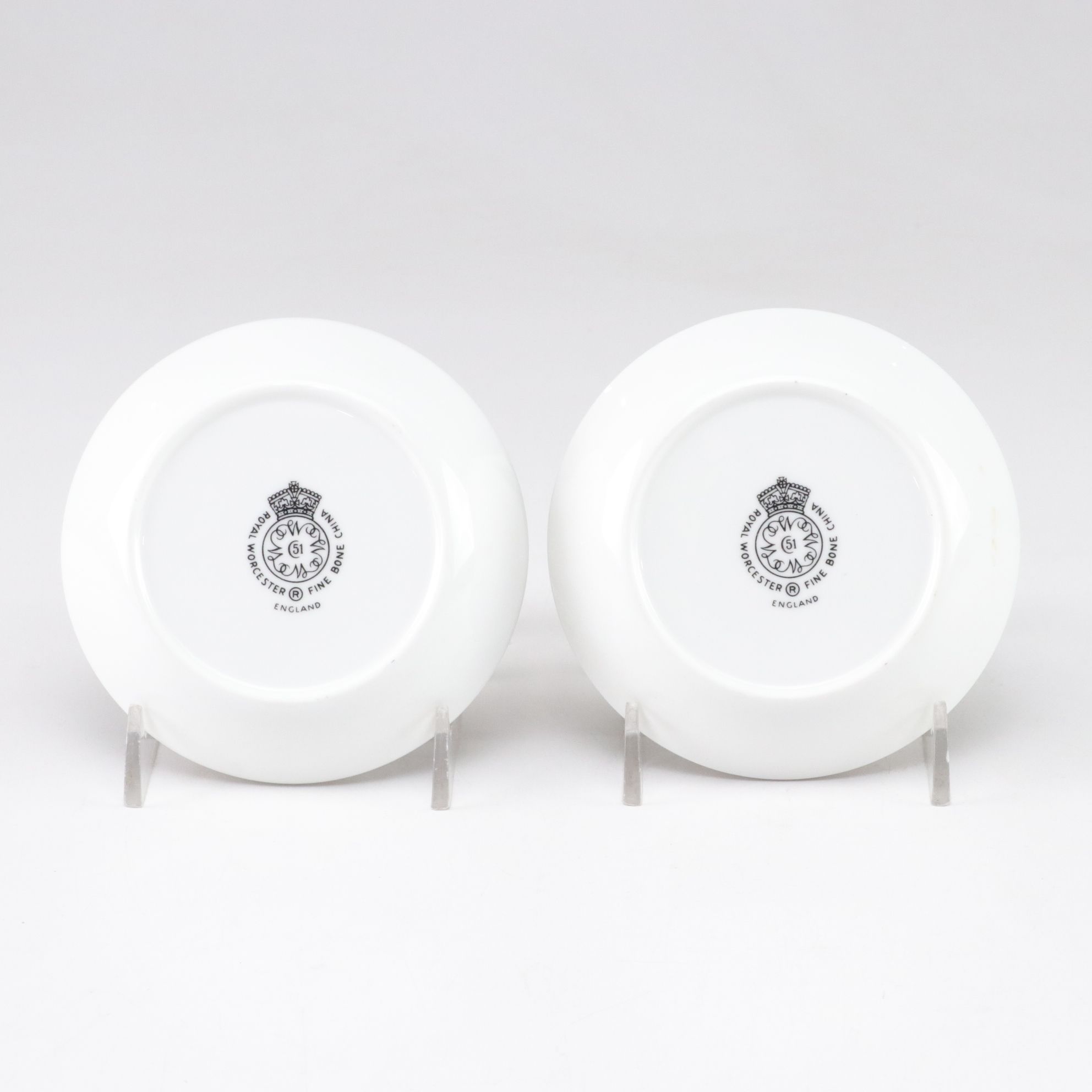 Royal Worcester Porcelain Pin Dishes