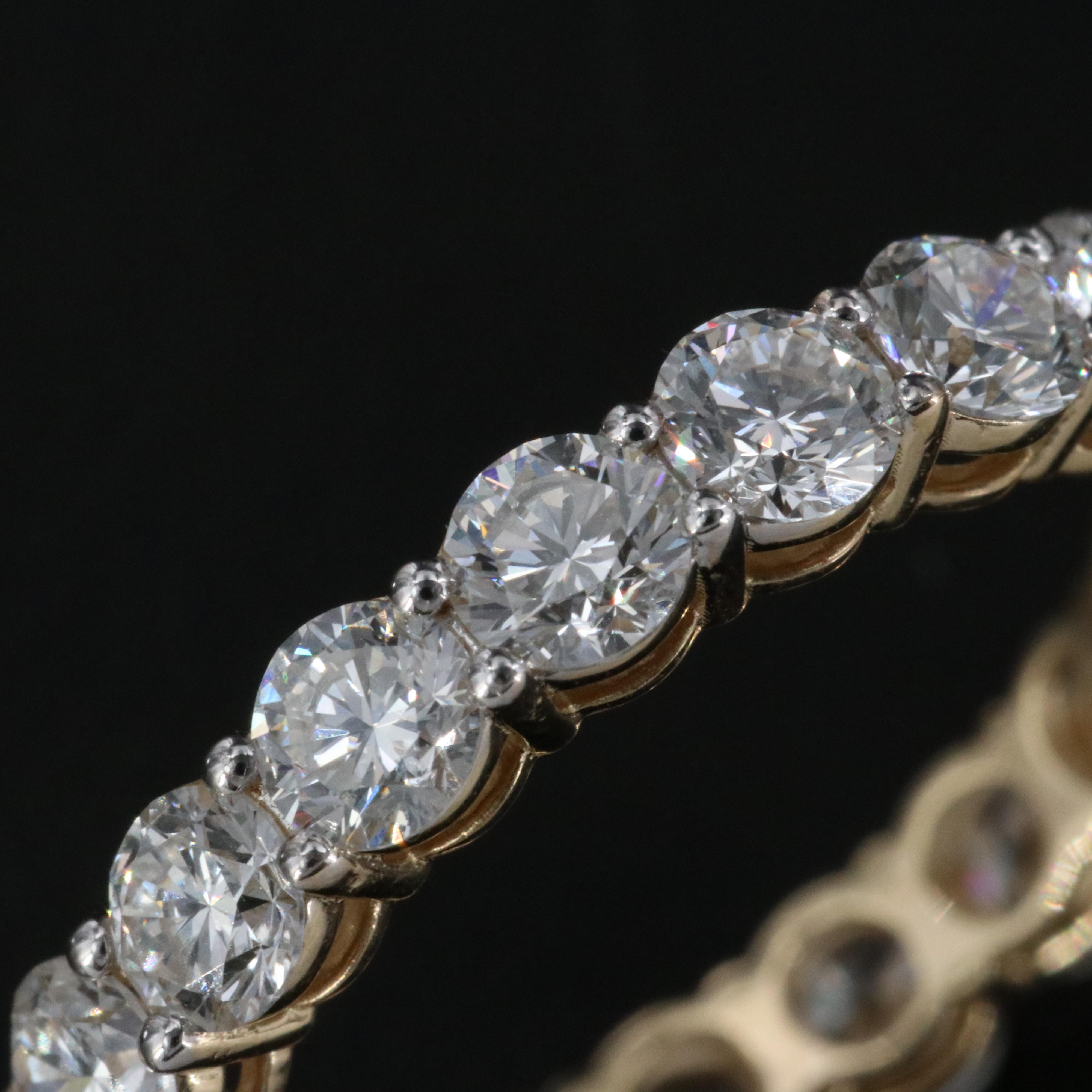 14K 3.34 CTW Lab Grown Diamond Eternity Band