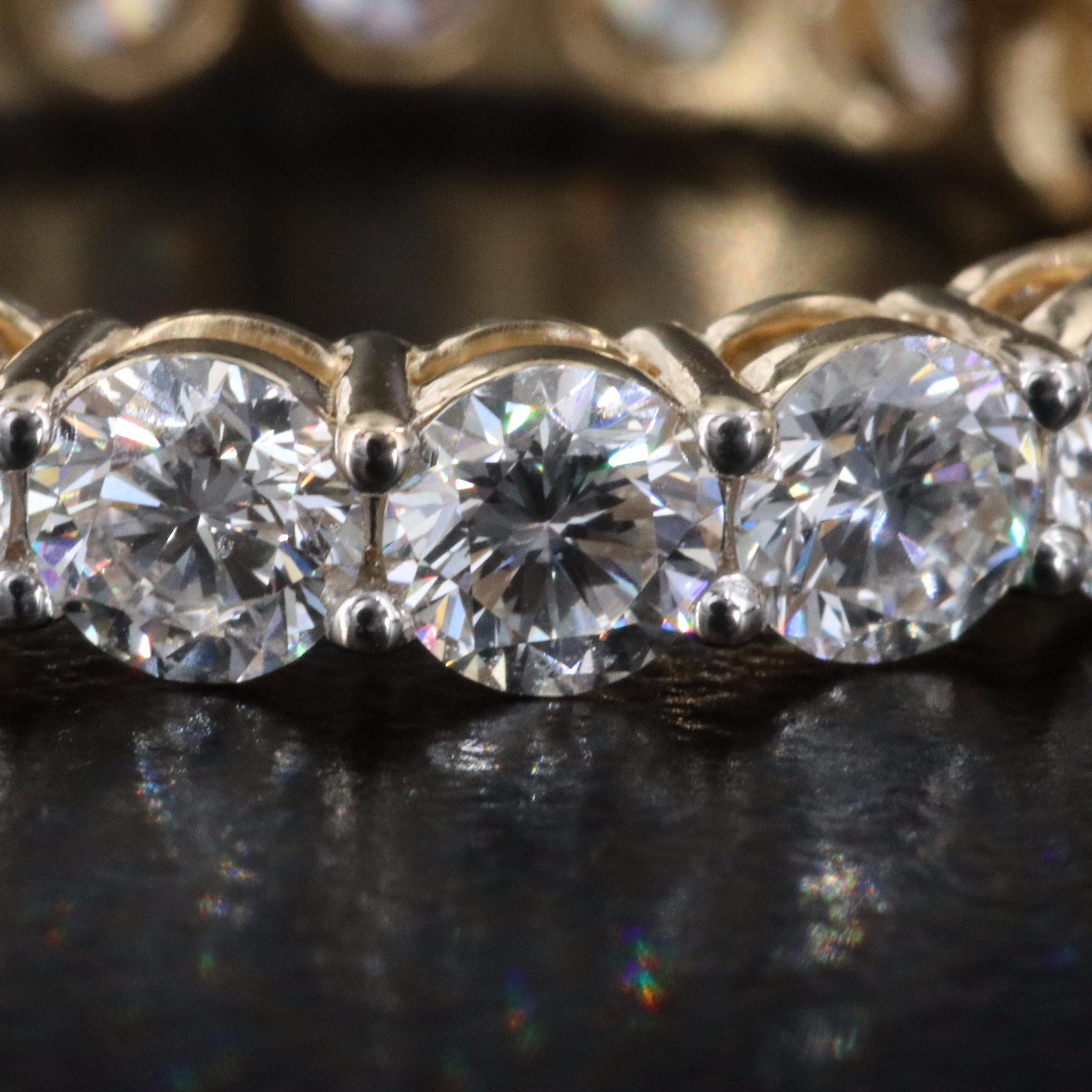 14K 3.34 CTW Lab Grown Diamond Eternity Band