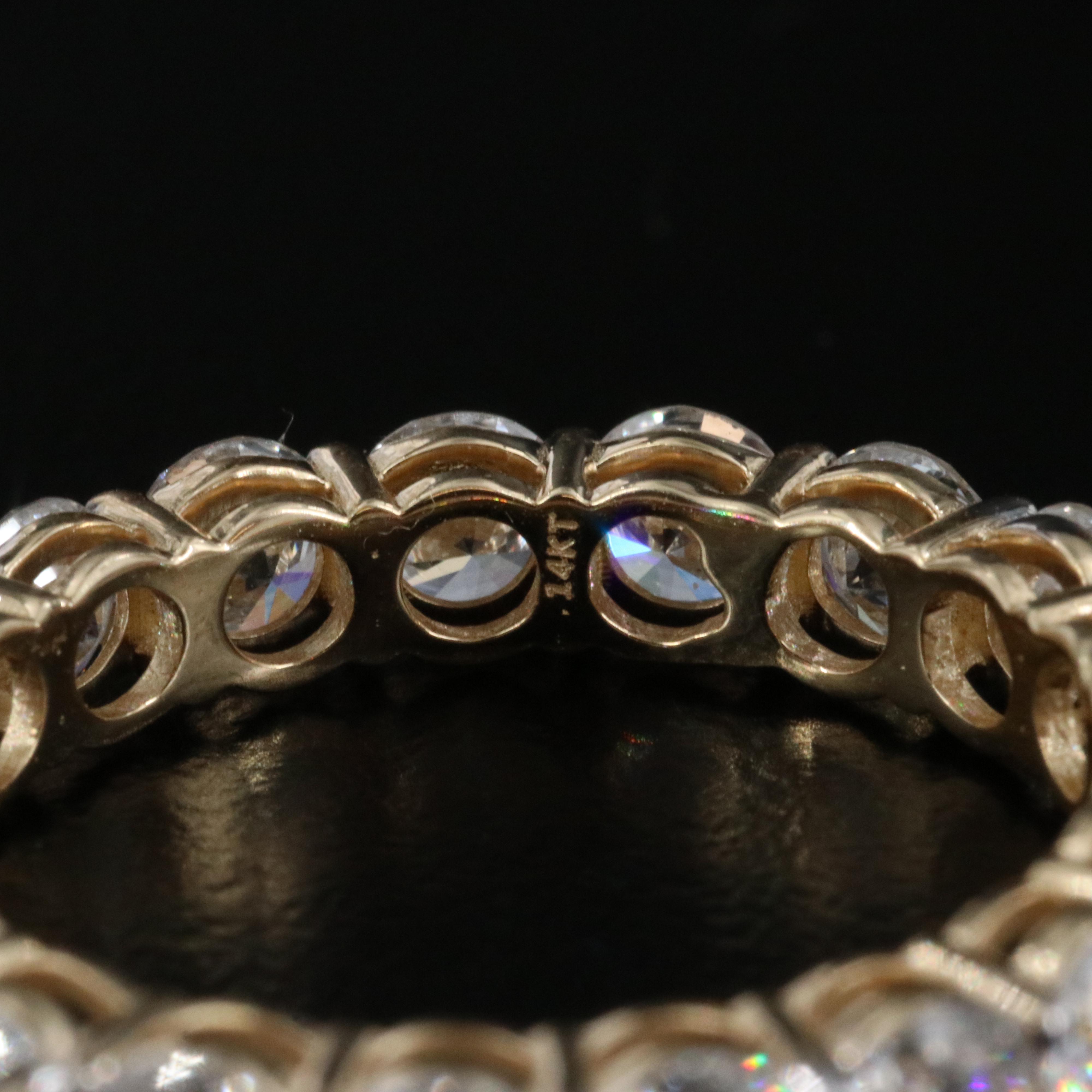 14K 3.34 CTW Lab Grown Diamond Eternity Band