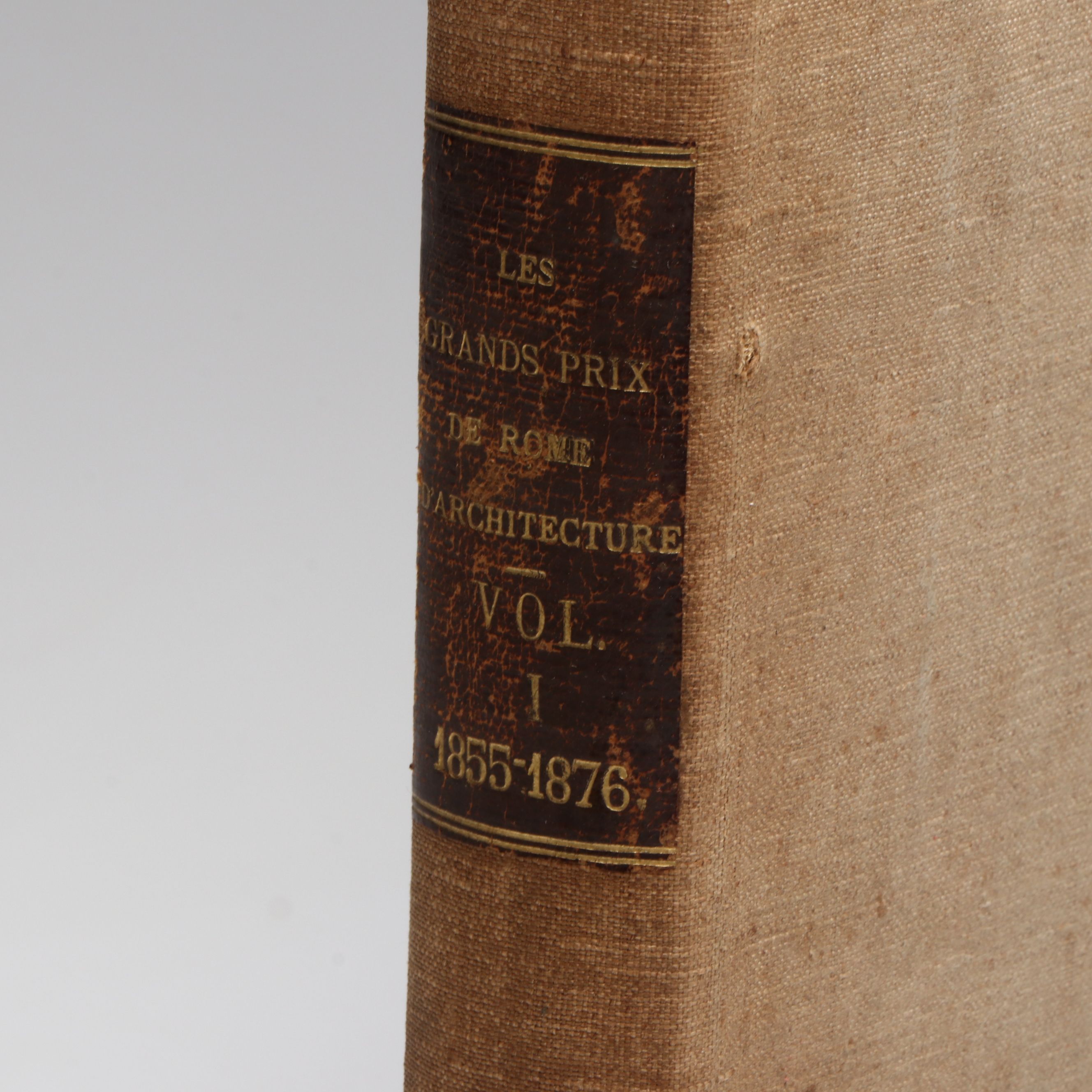"Cinquantenaire: Les grands prix de Rome d'architecture de 1850 à 1900" Vol. I
