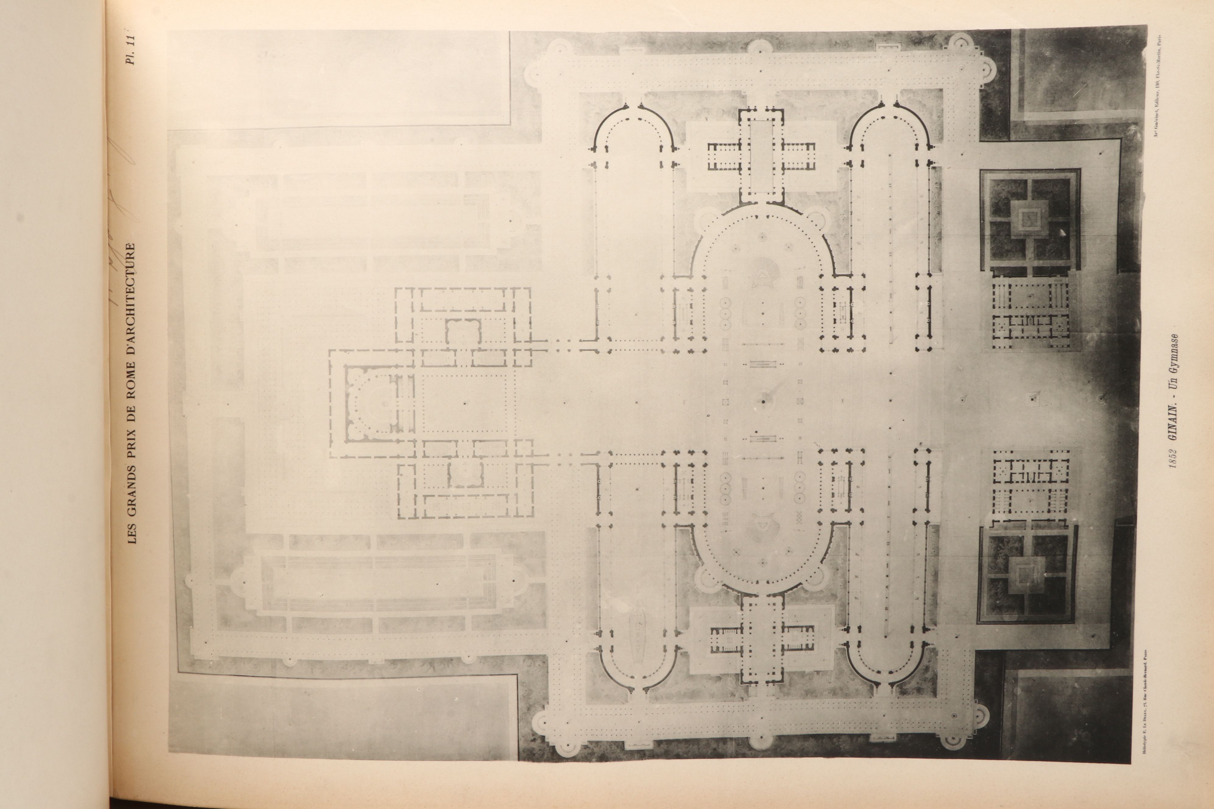 "Cinquantenaire: Les grands prix de Rome d'architecture de 1850 à 1900" Vol. I