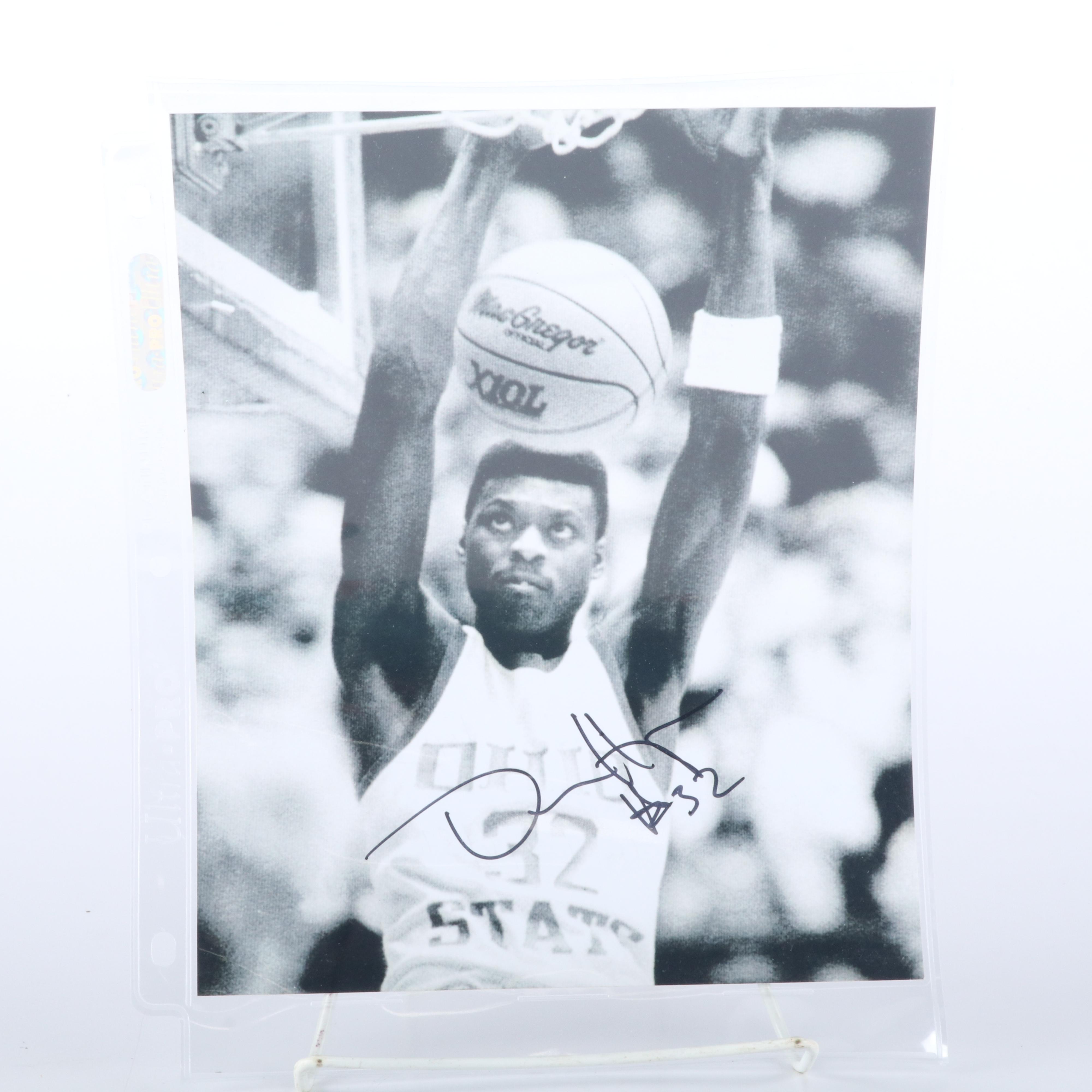 Two Signed Dennis Hopson Bulls/Buckeyes Photos, 1978 Playboy and More