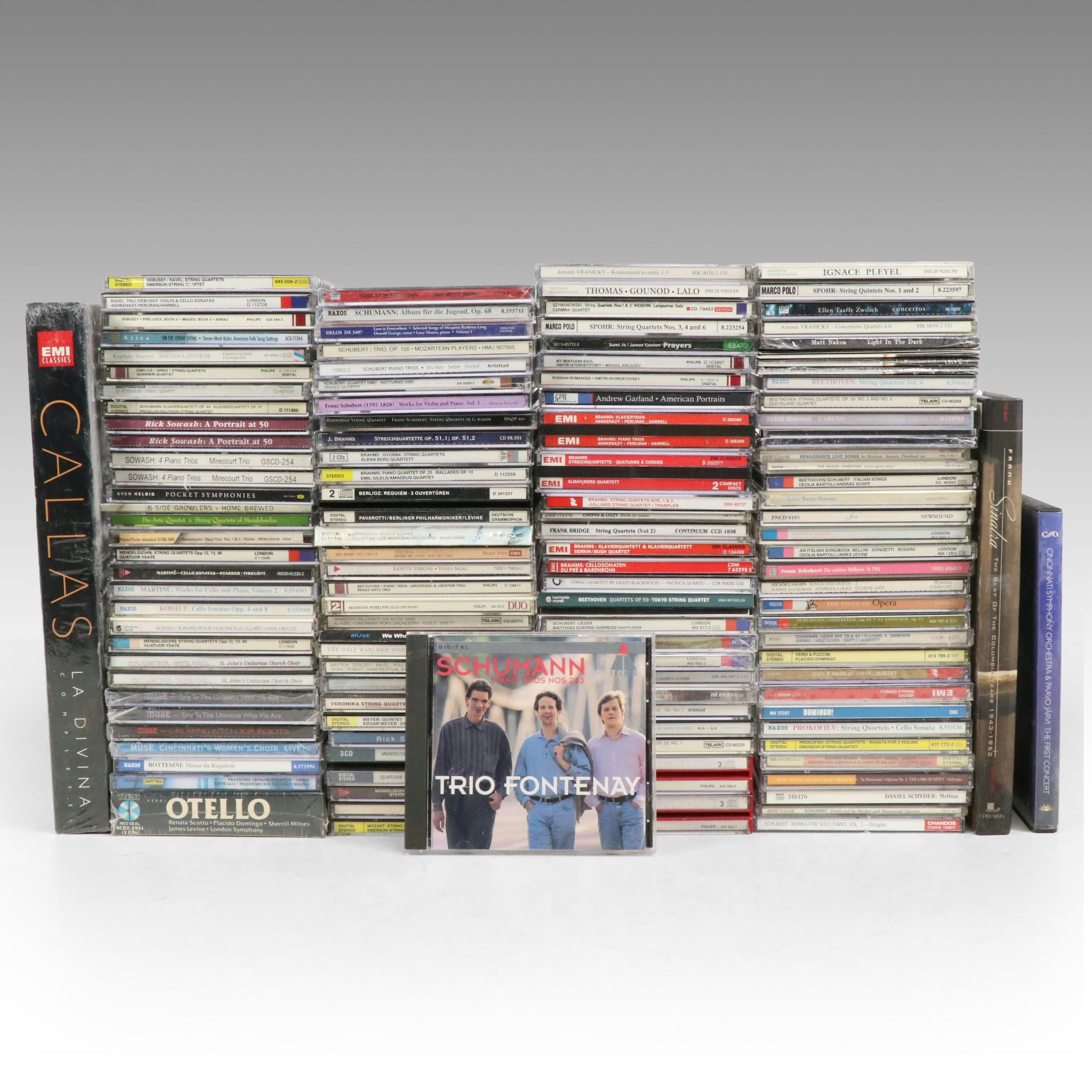 Classical String Quartets, Concertos, Symphonies and Operas in CD Collection