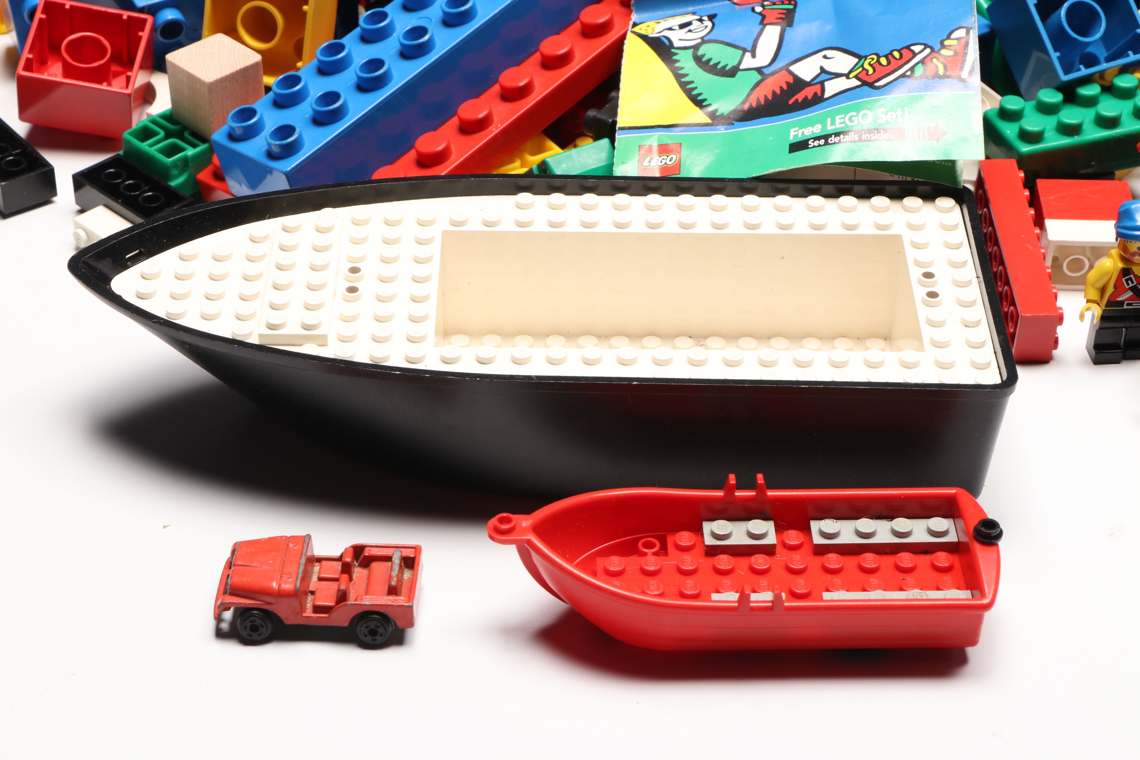 LEGOs, Wooden Building Blocks, Marbles and More Pretend Play Toys