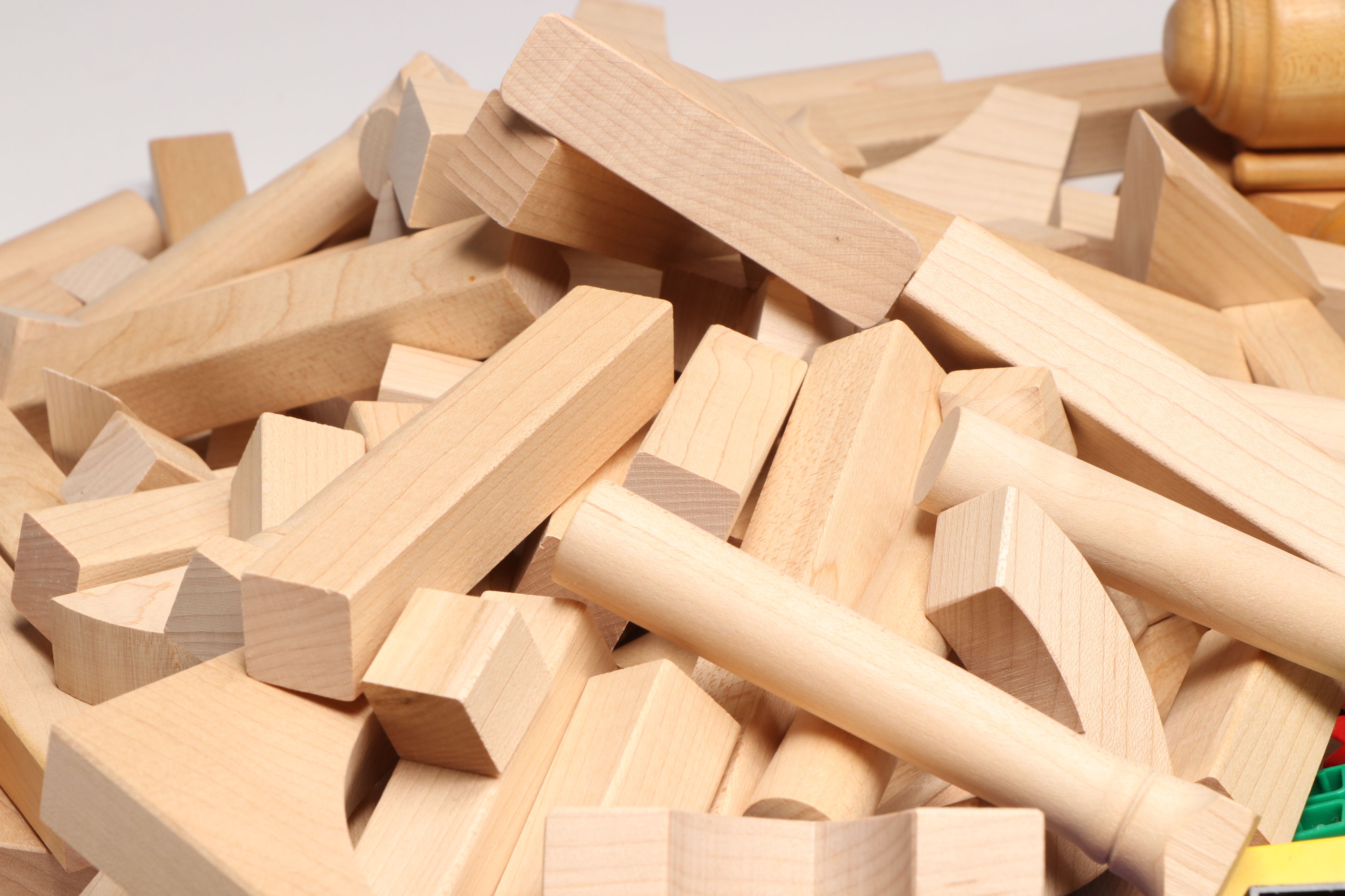 LEGOs, Wooden Building Blocks, Marbles and More Pretend Play Toys