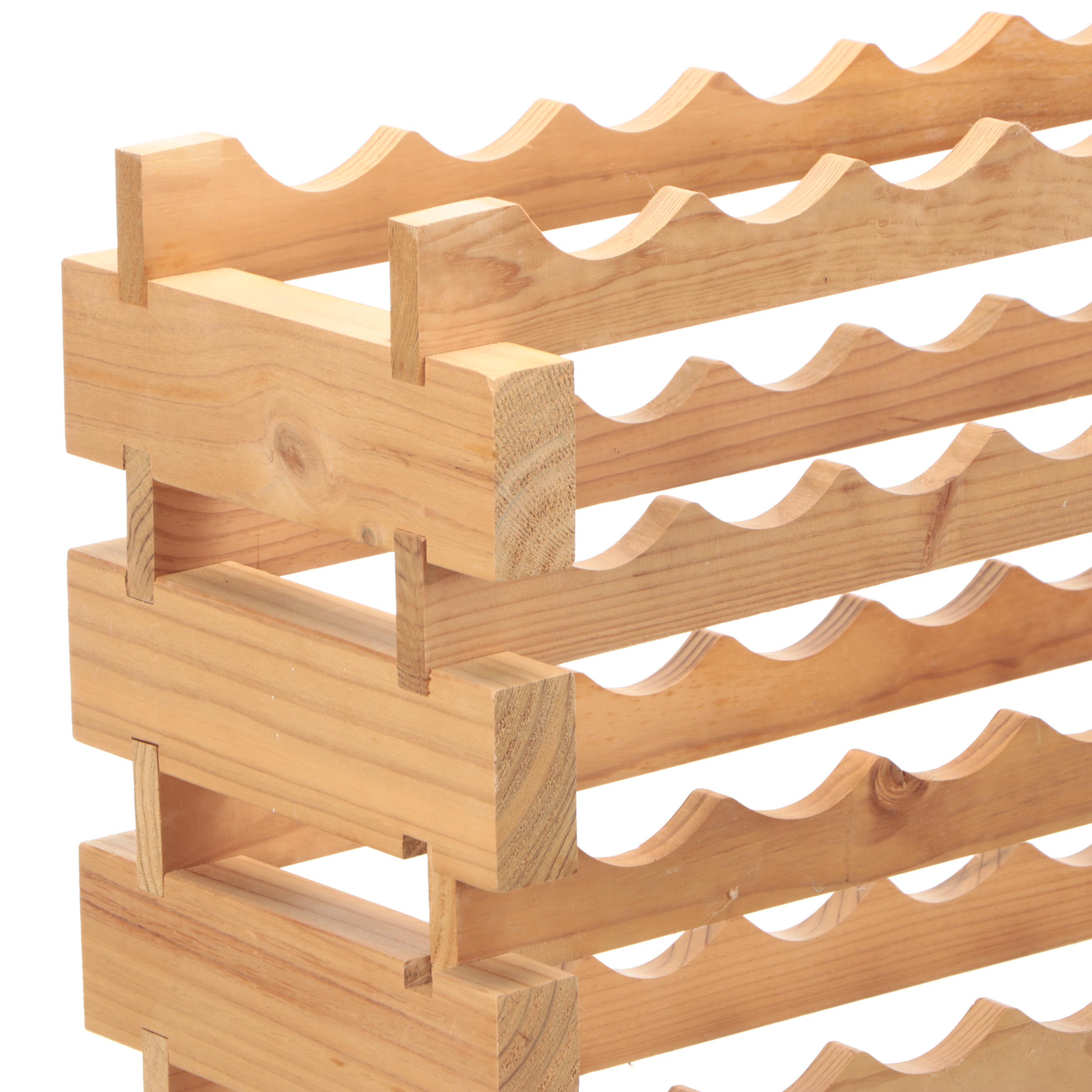 Large Wooden Wine Rack