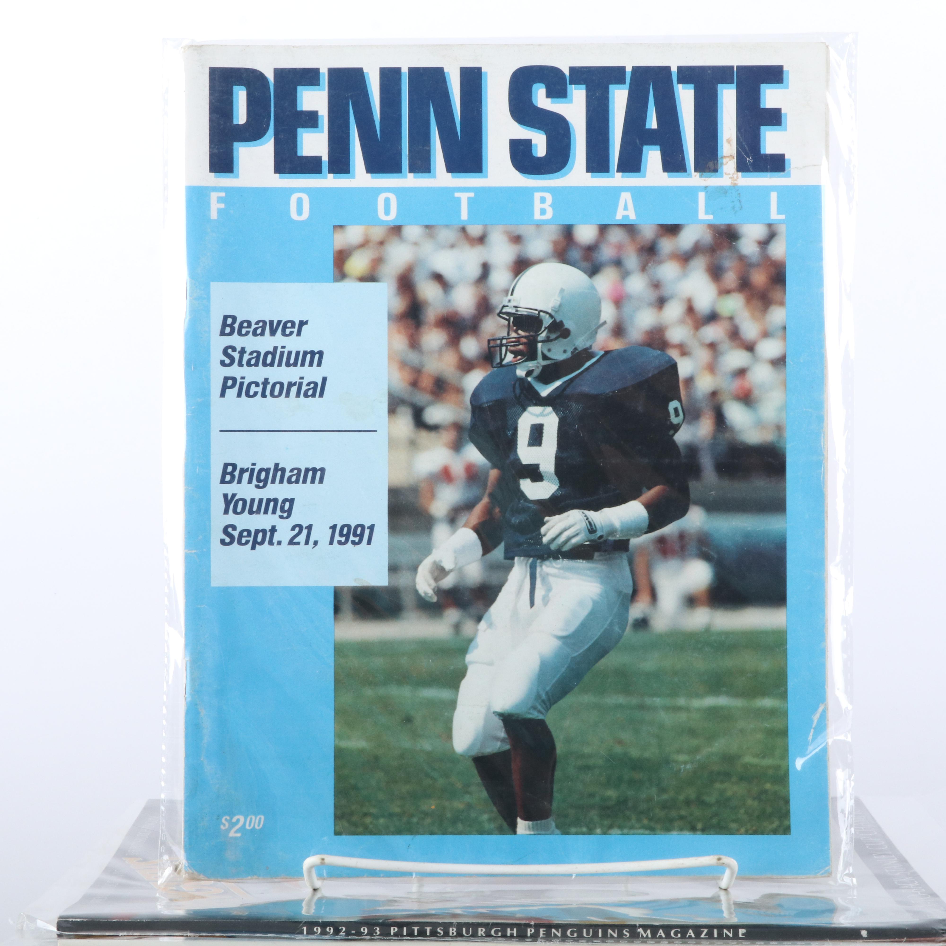 Group of Sports Programs, Yearbooks, Magazines, and Bonus Tara Reid Signature