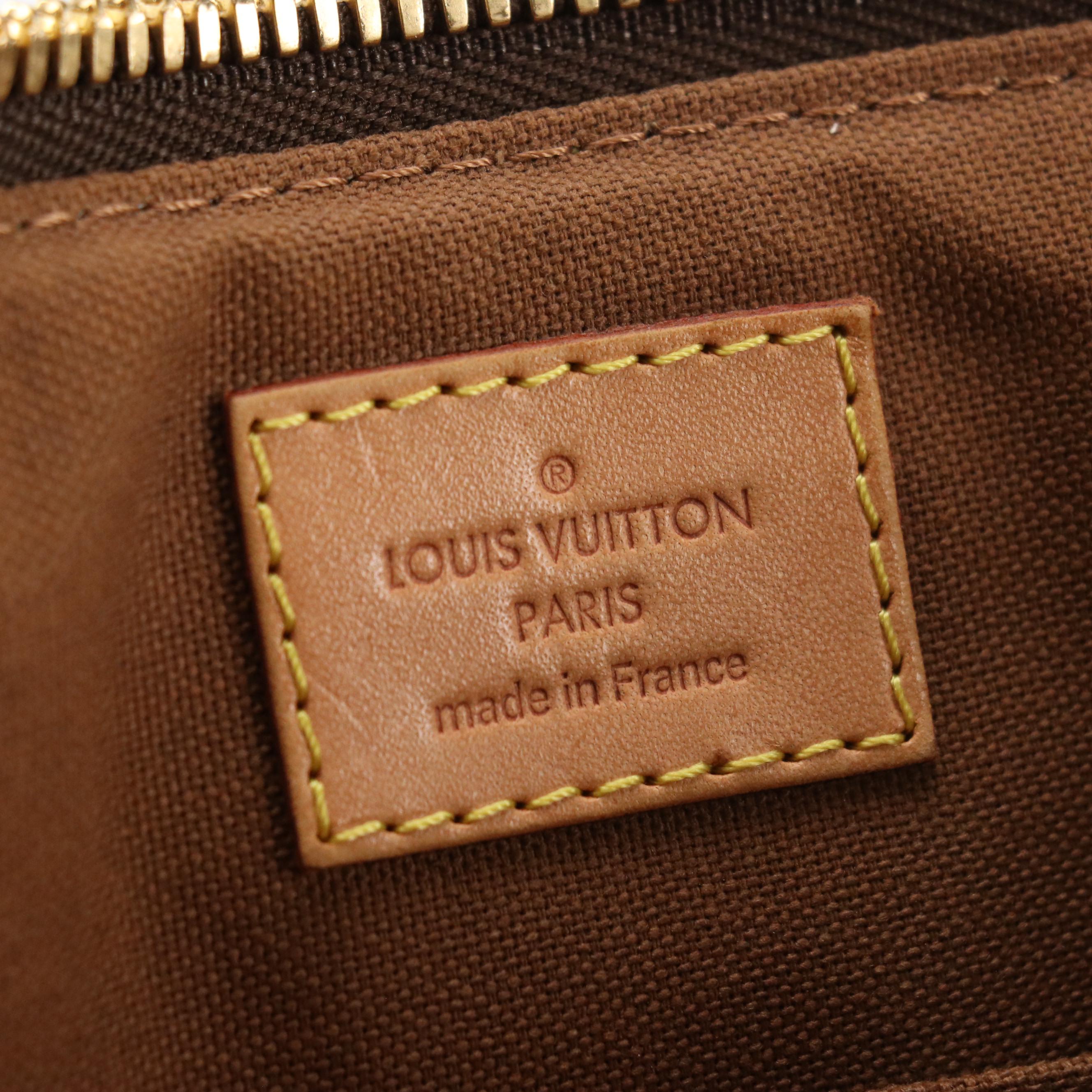 Louis Vuitton Palermo PM Handbag in Monogram Canvas and Leather Trim