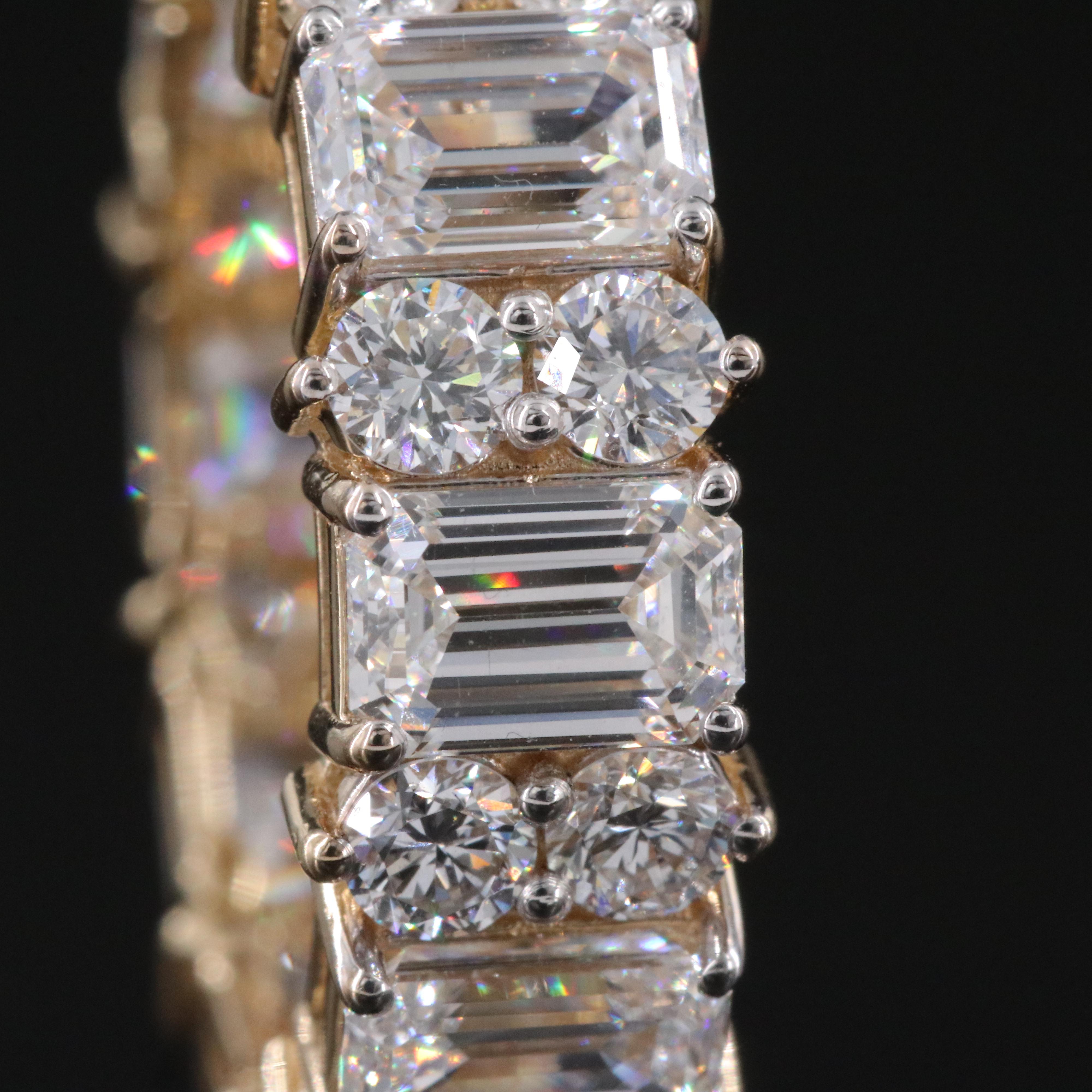 14K 6.85 CTW Lab Grown Diamond Eternity Band