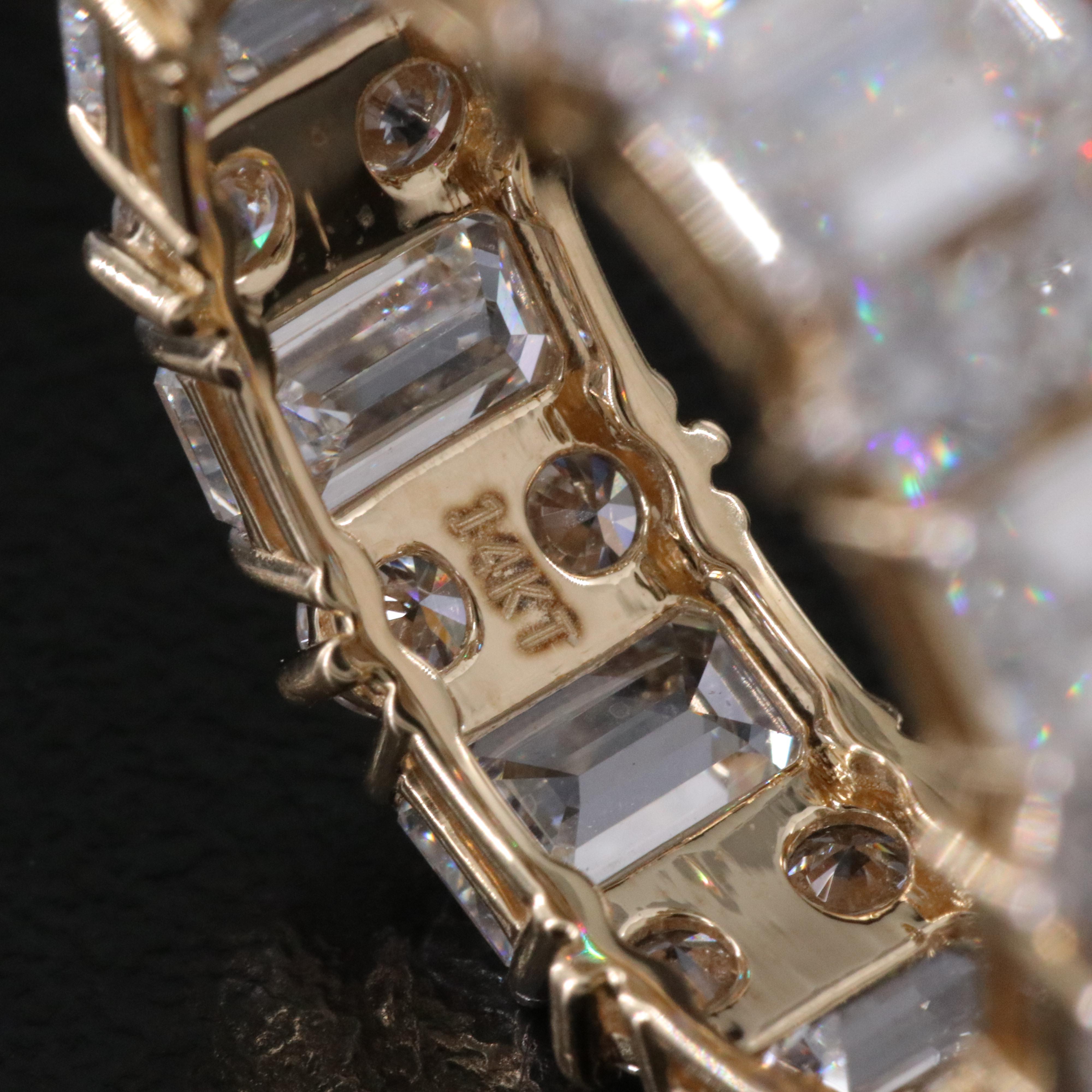 14K 6.85 CTW Lab Grown Diamond Eternity Band