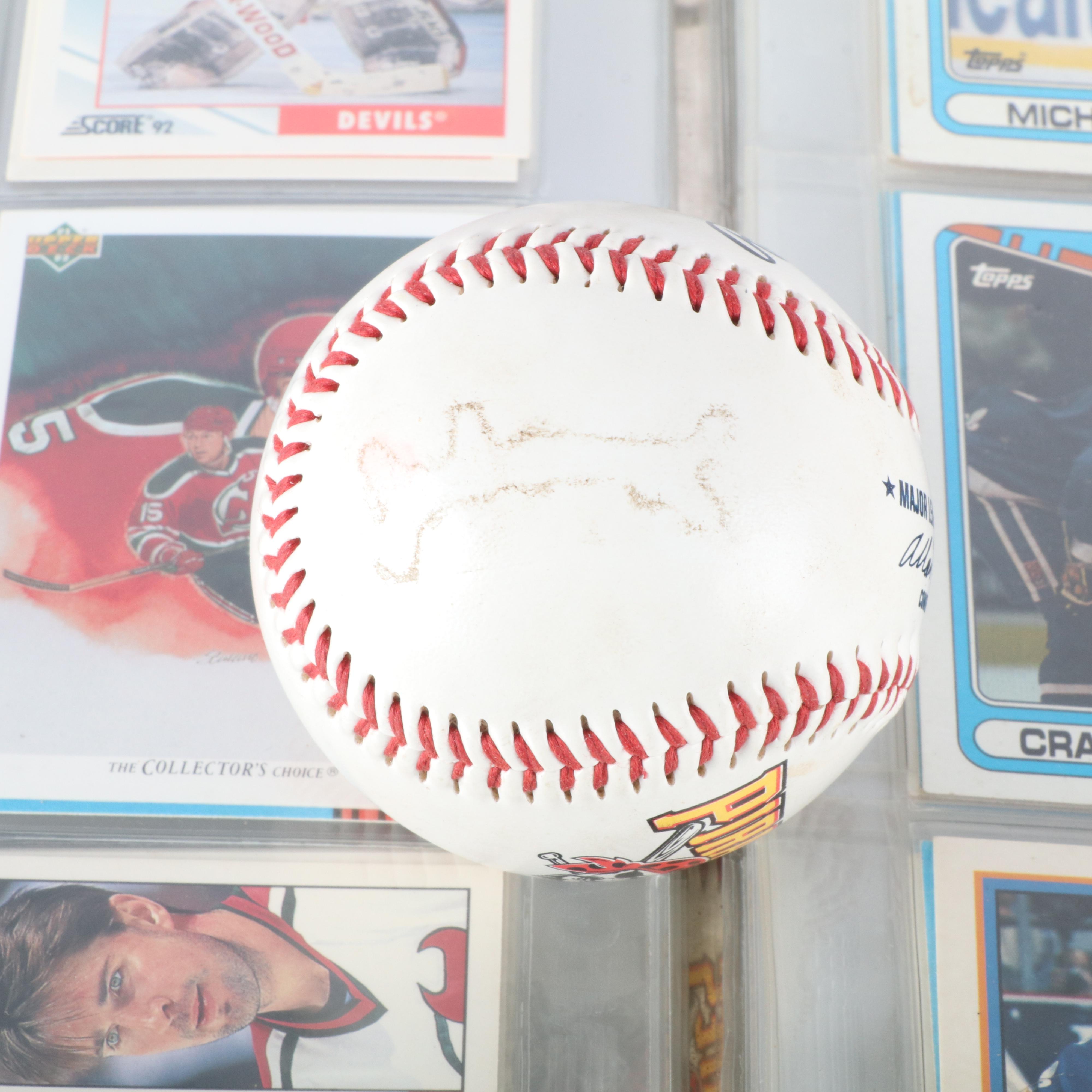 Album of Over 300 Hockey Cards and Pittsburgh Sports Memorabilia