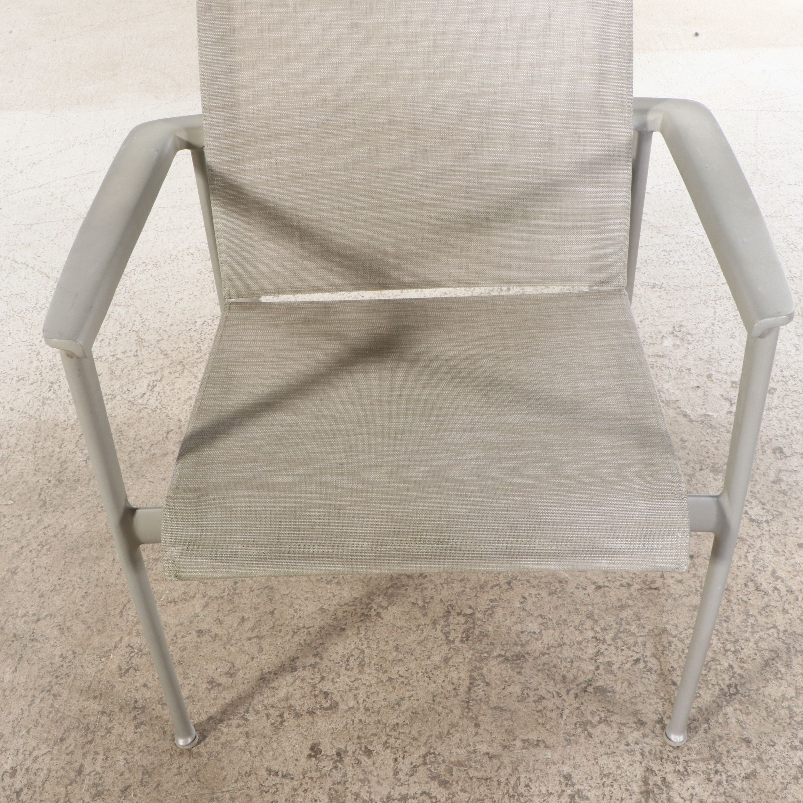 Brown Jordan Seven-Piece Patio Dining Set with Umbrella