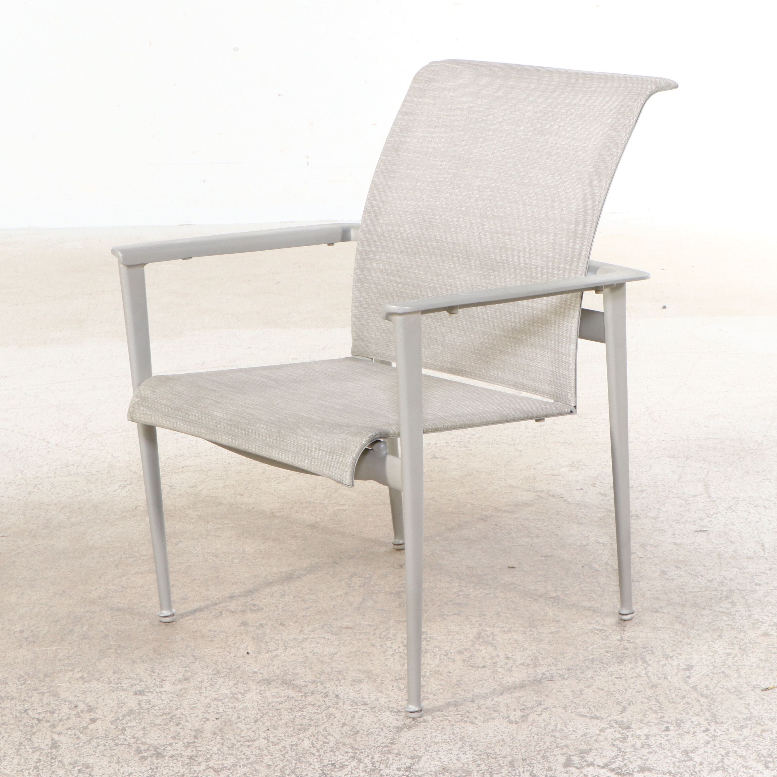 Brown Jordan Seven-Piece Patio Dining Set with Umbrella