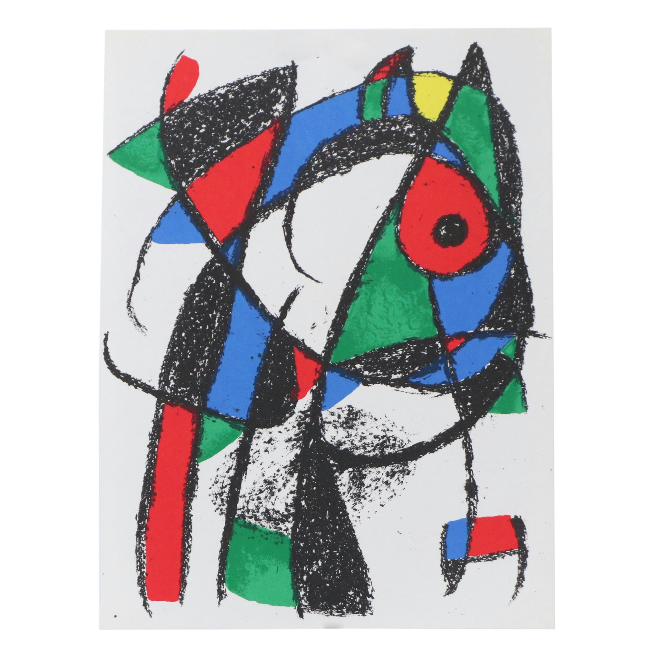 Joan Miró Color Lithograph for "Derrière le Miroir"