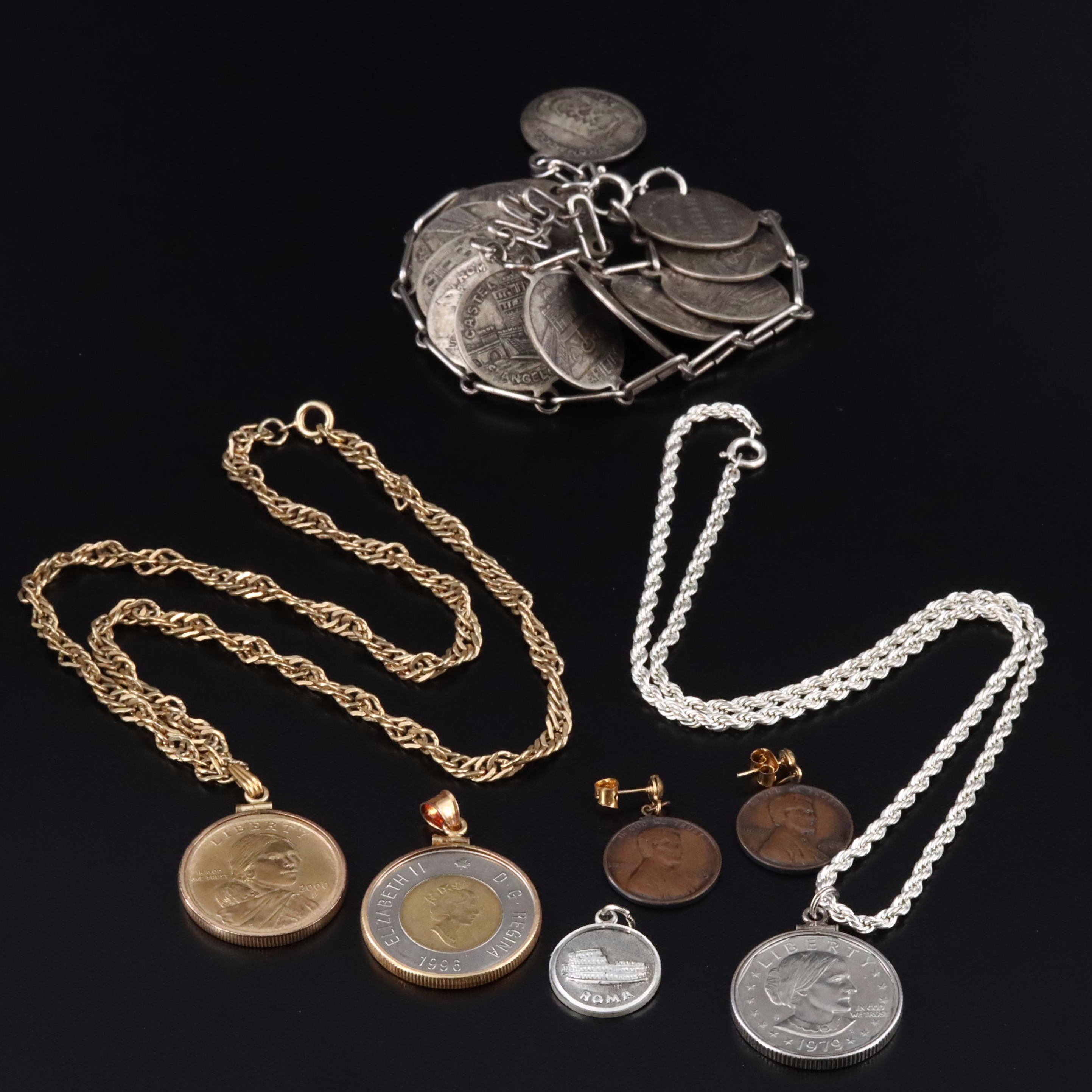 Italian Tourist Bracelet Featured in Coin Jewelry