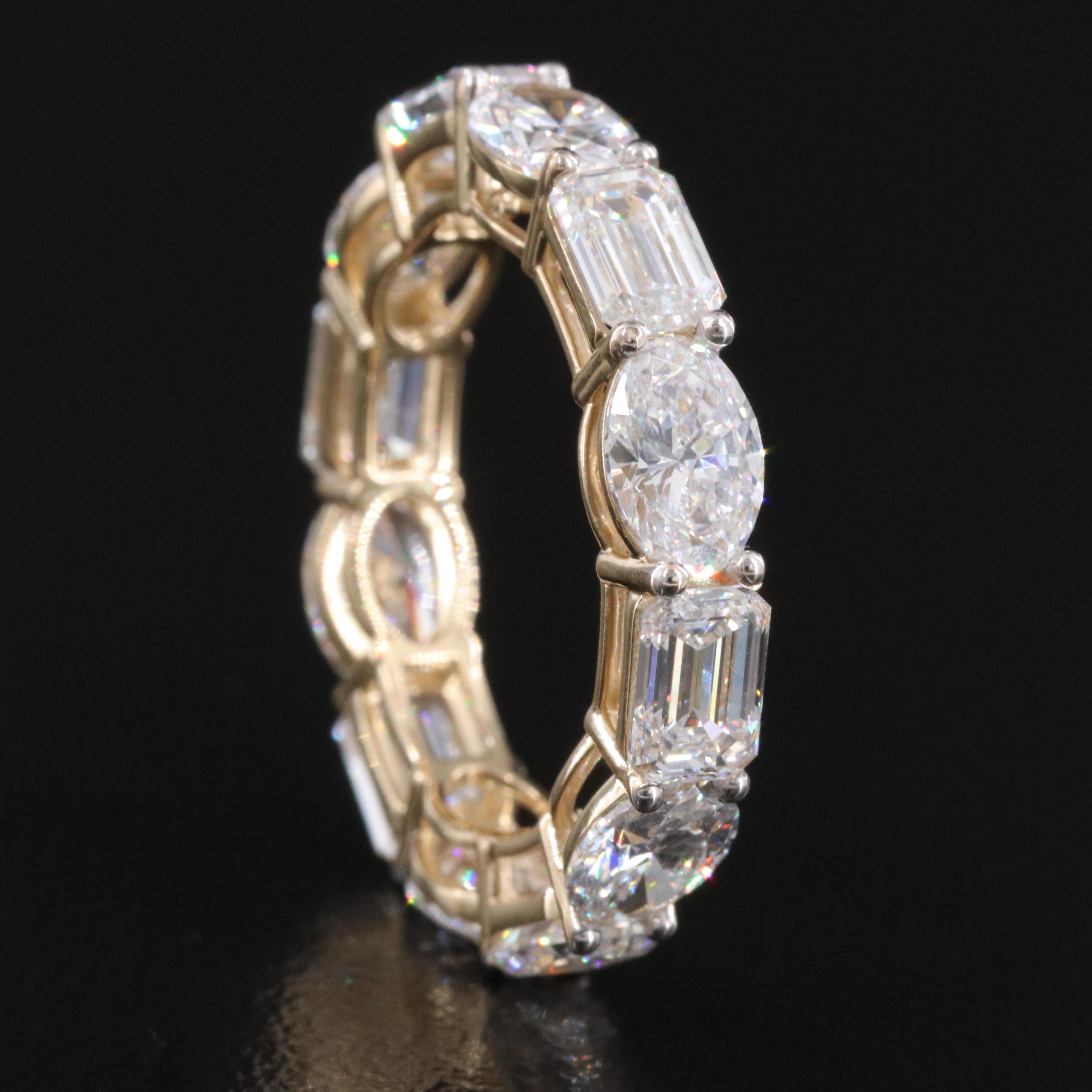 14K 6.51 CTW Lab Grown Diamond Eternity Band