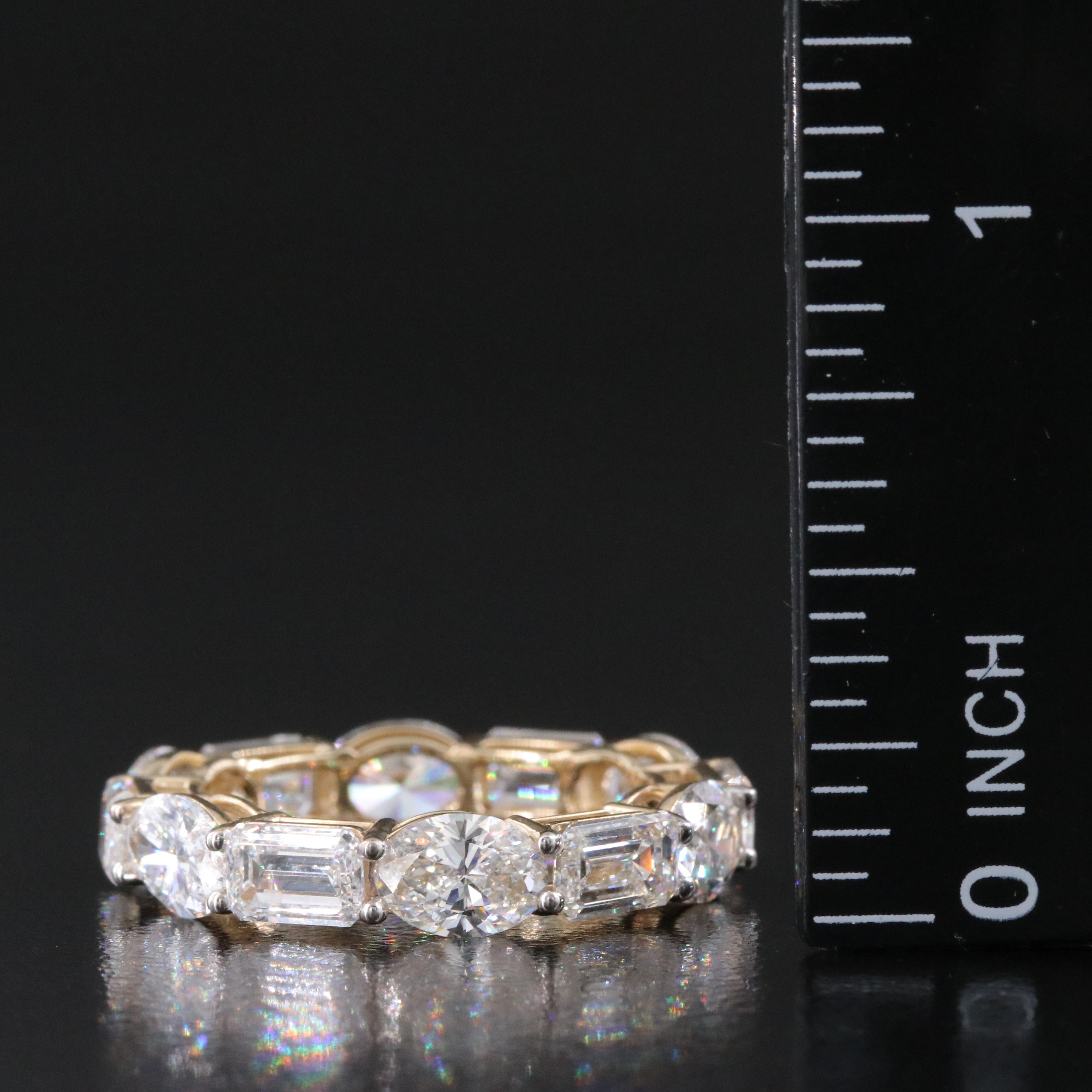 14K 6.51 CTW Lab Grown Diamond Eternity Band