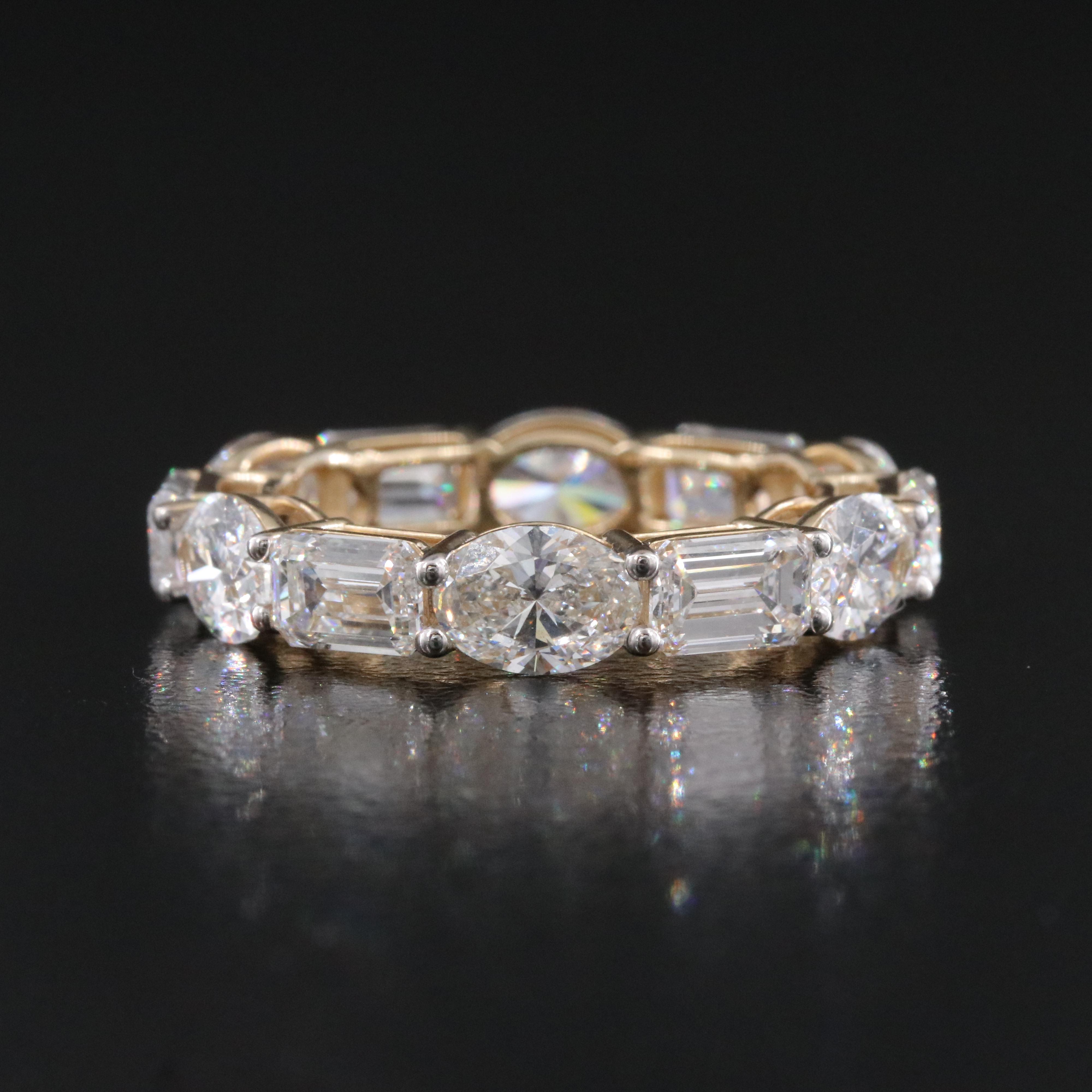 14K 6.51 CTW Lab Grown Diamond Eternity Band