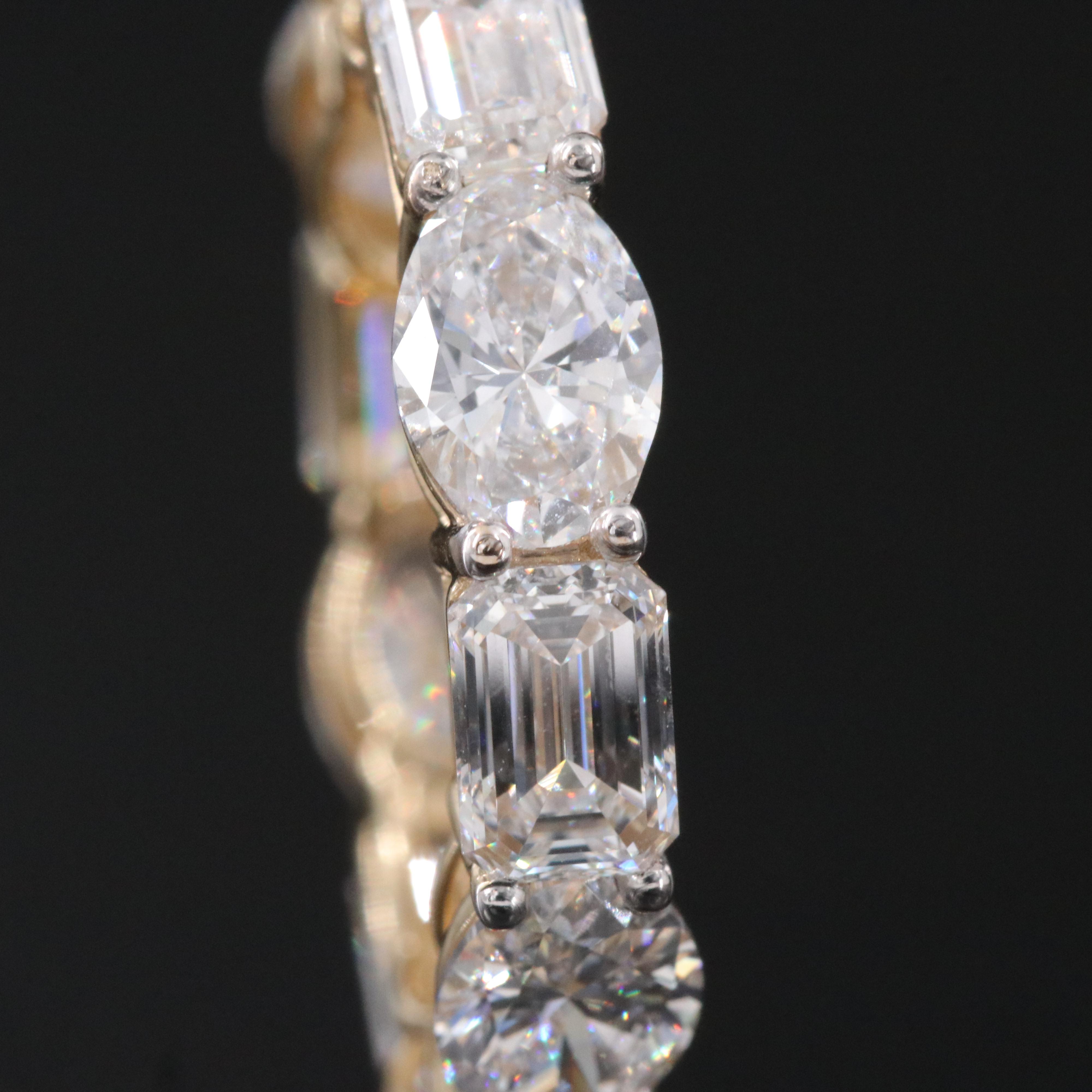 14K 6.51 CTW Lab Grown Diamond Eternity Band