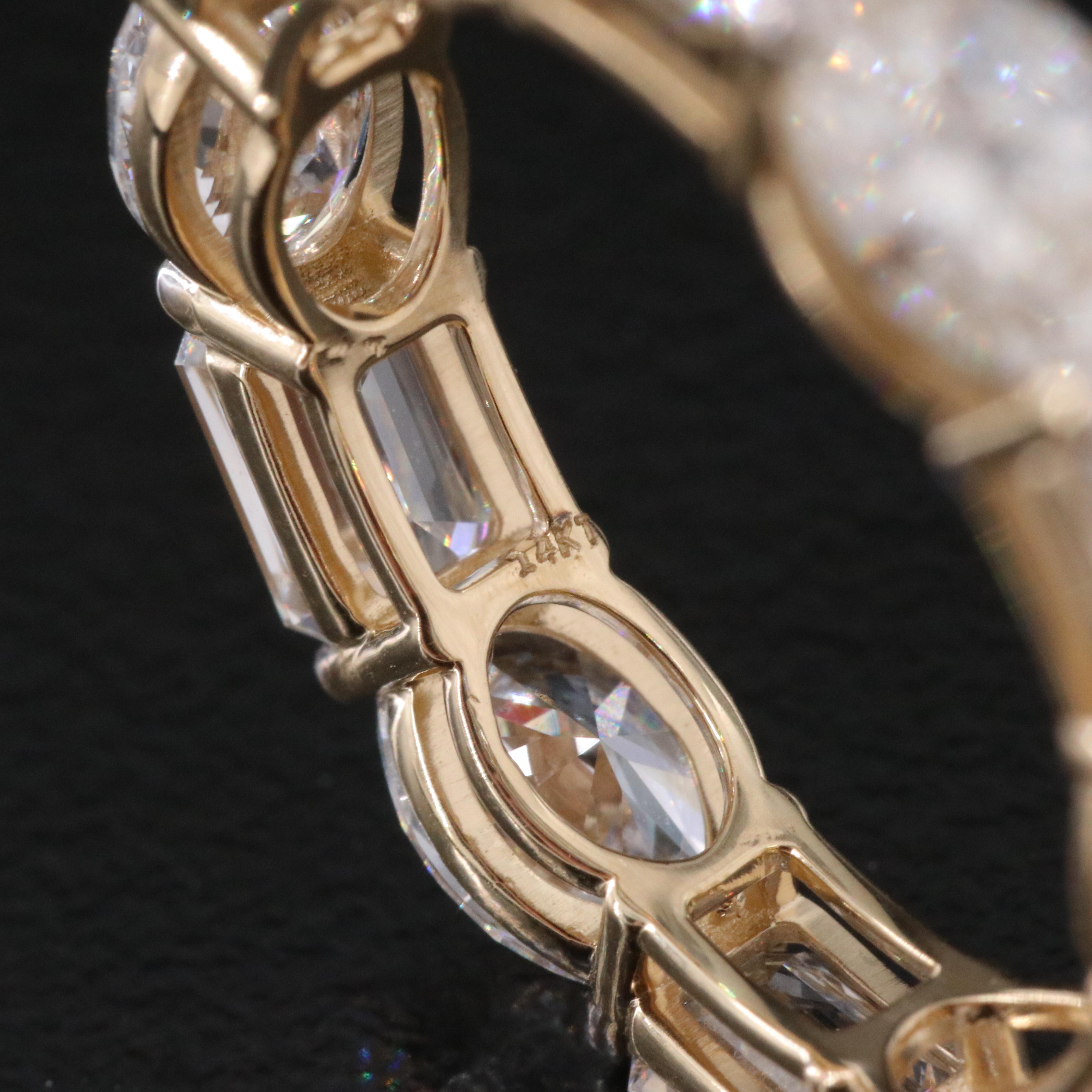 14K 6.51 CTW Lab Grown Diamond Eternity Band