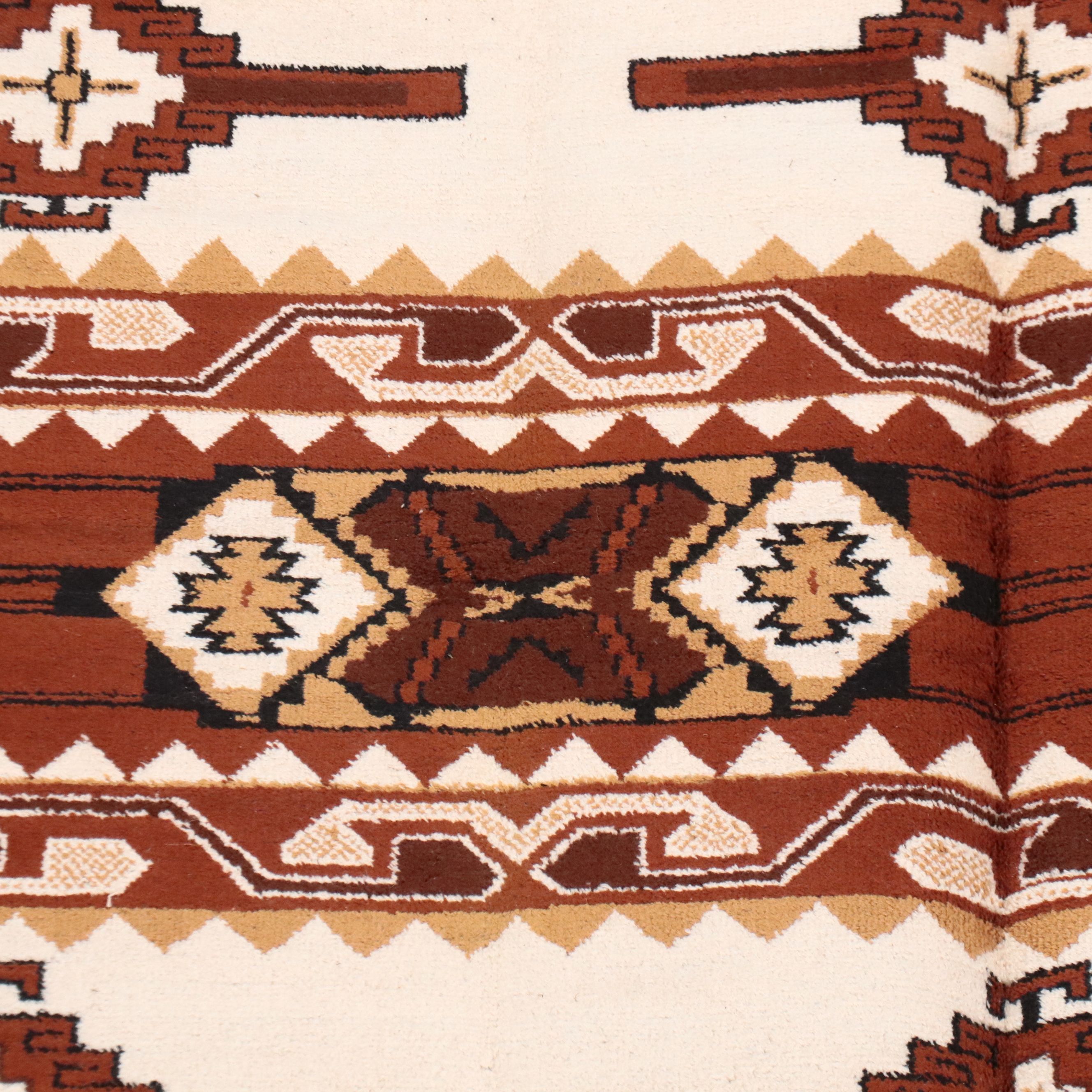 5'6 x 7'6 Machine Made Southwestern Style Area Rug