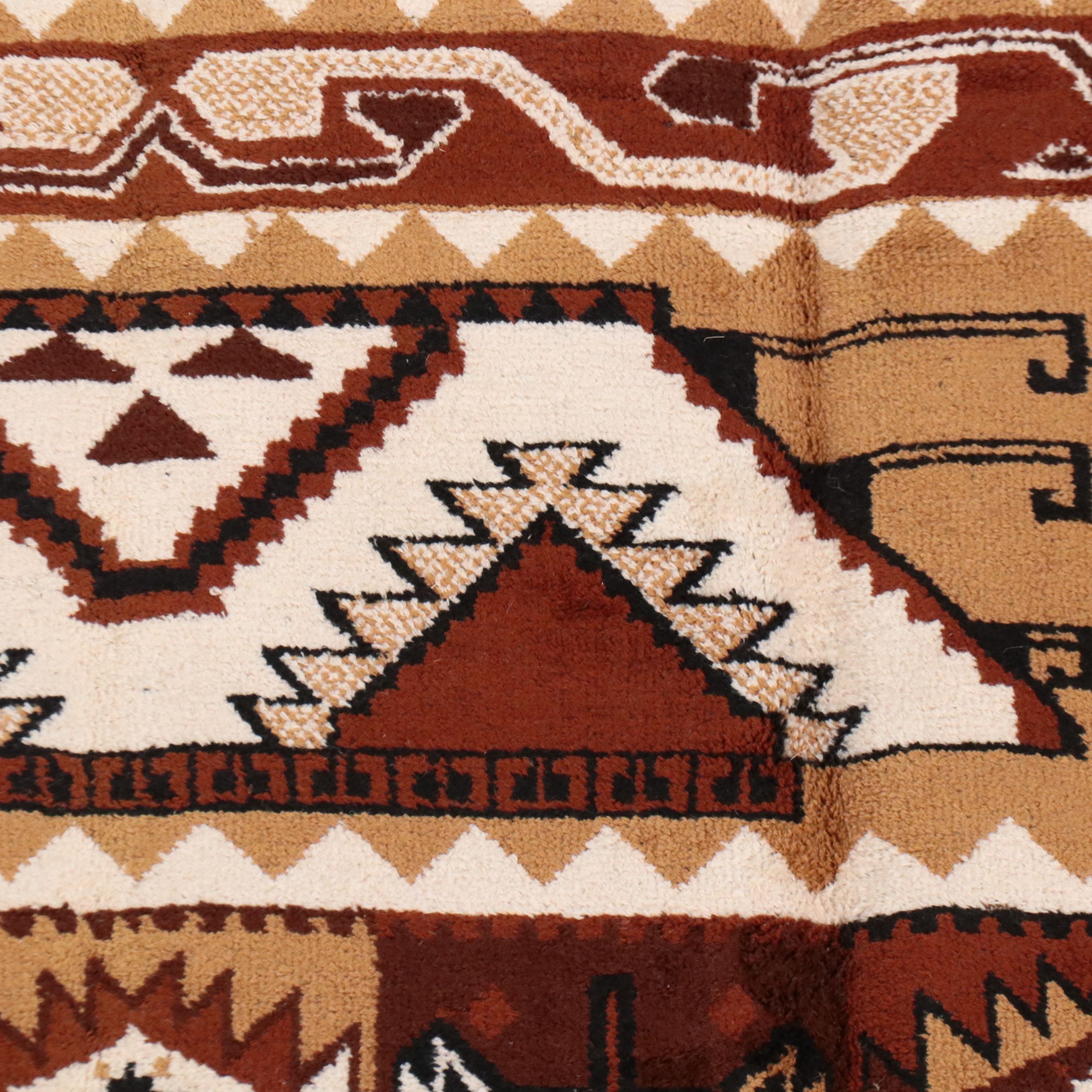 5'6 x 7'6 Machine Made Southwestern Style Area Rug