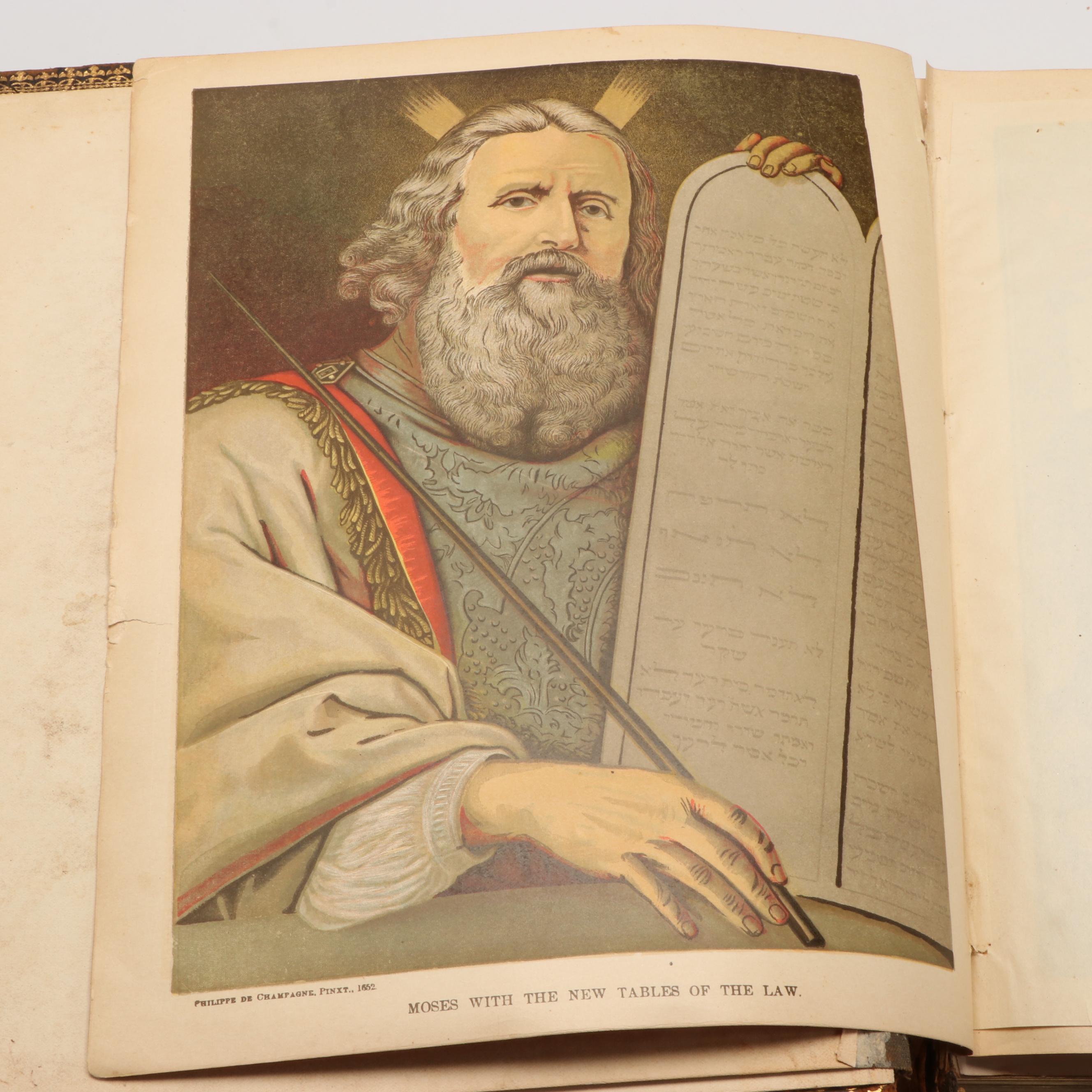 "Pictorial Family Bible," Late 19th Century