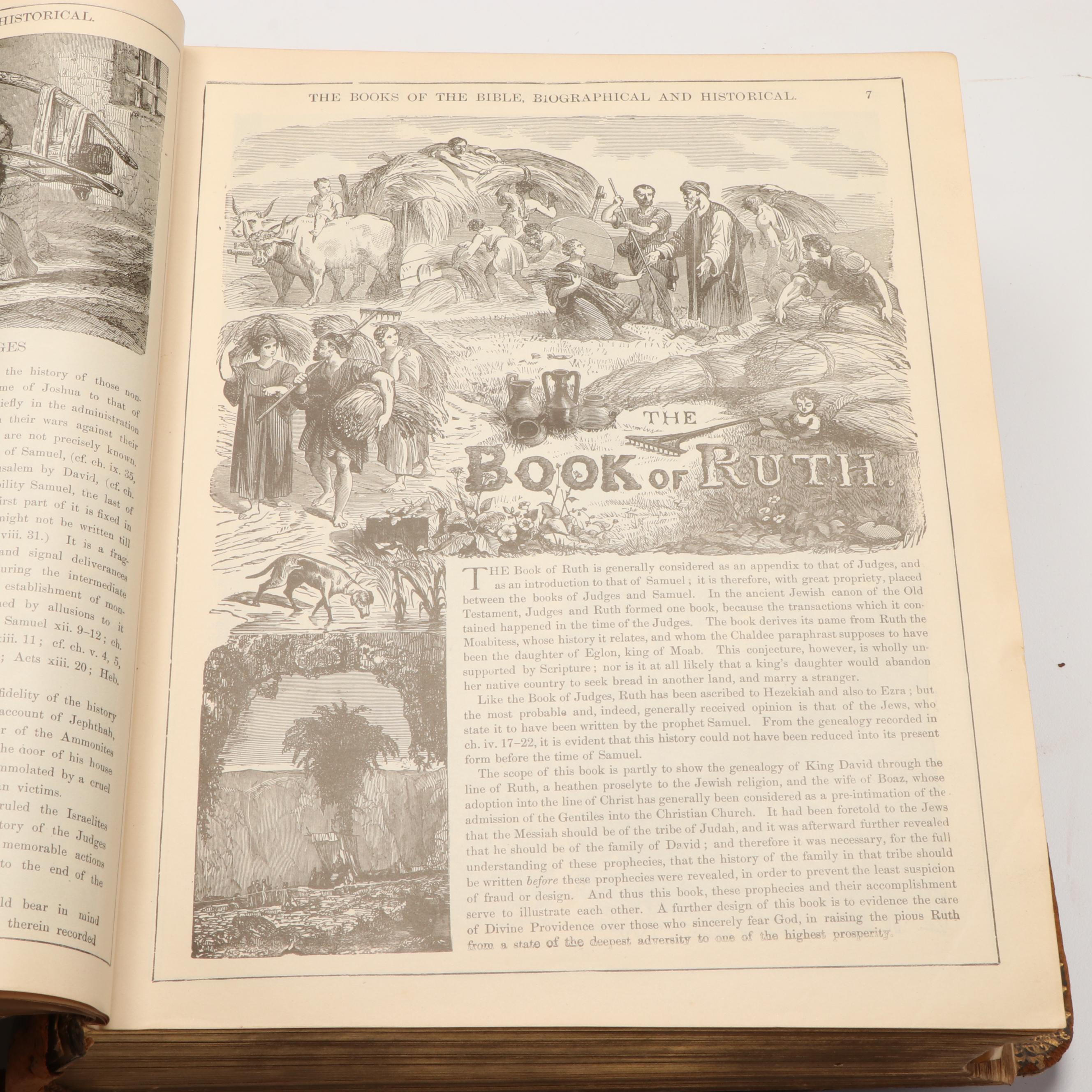 "Pictorial Family Bible," Late 19th Century