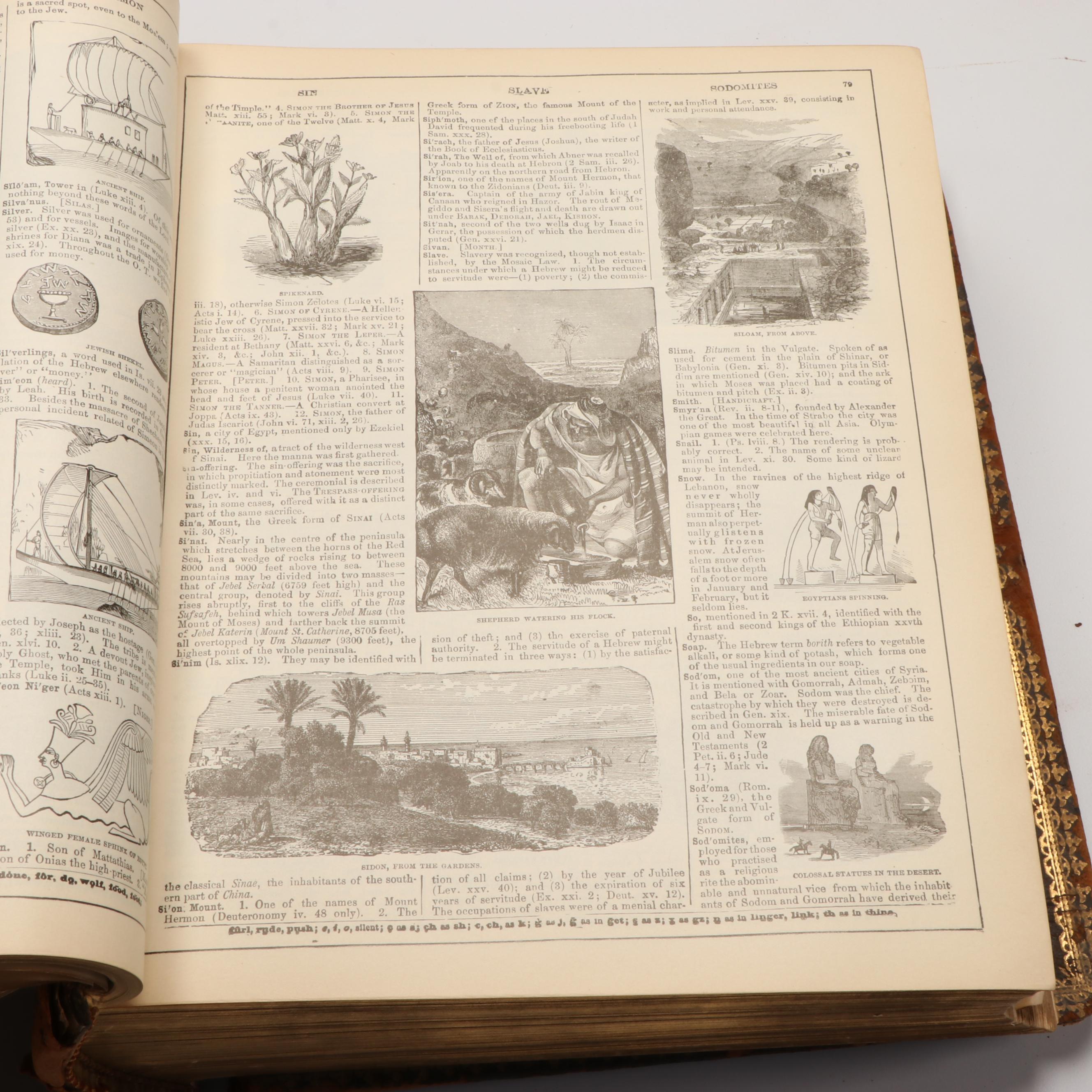 "Pictorial Family Bible," Late 19th Century