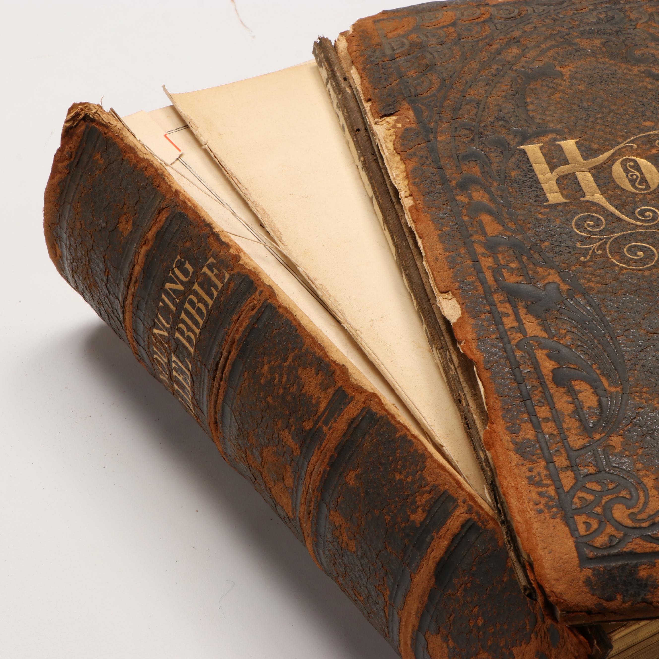 "Pictorial Family Bible," Late 19th Century