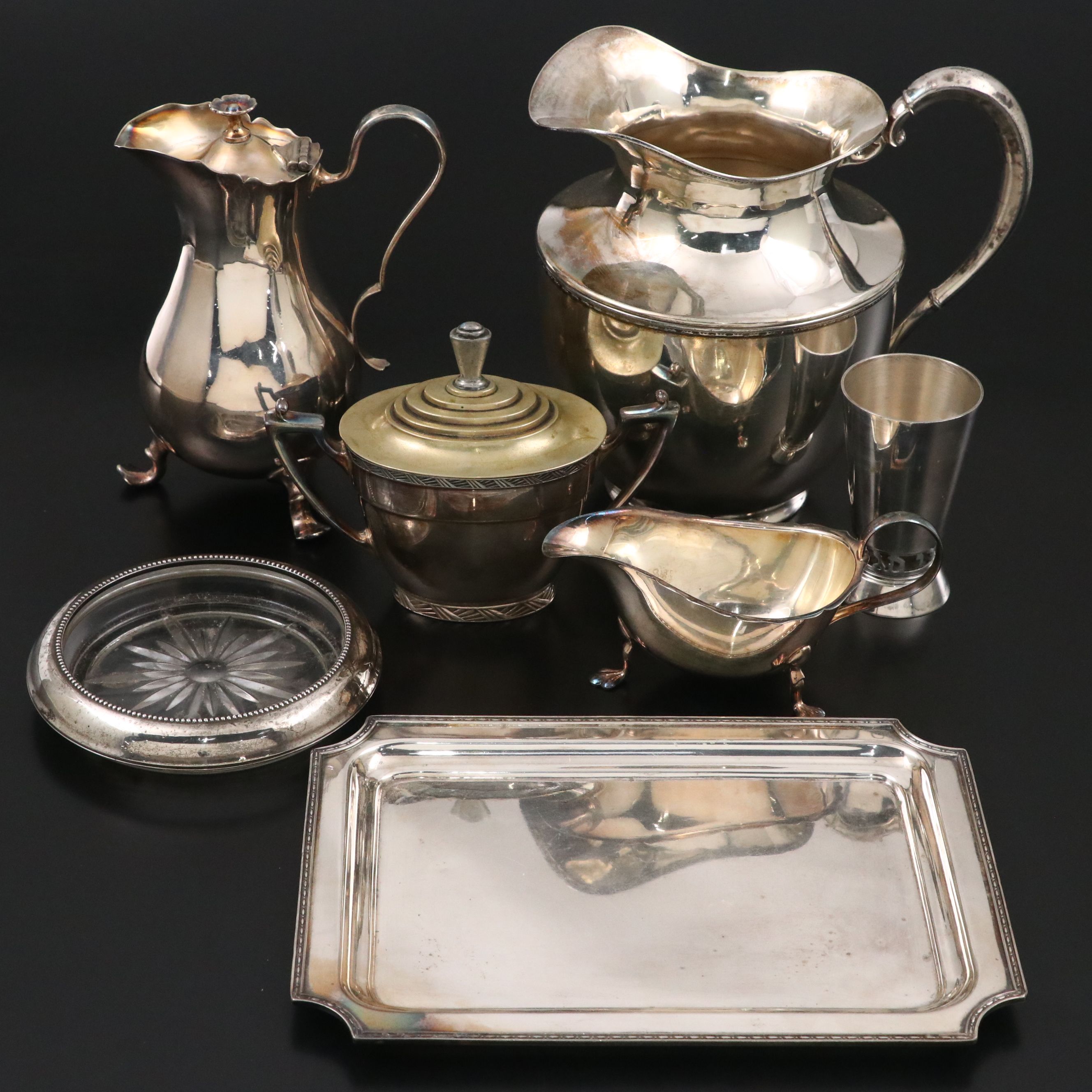 English and American Silver Plate Tea Service
