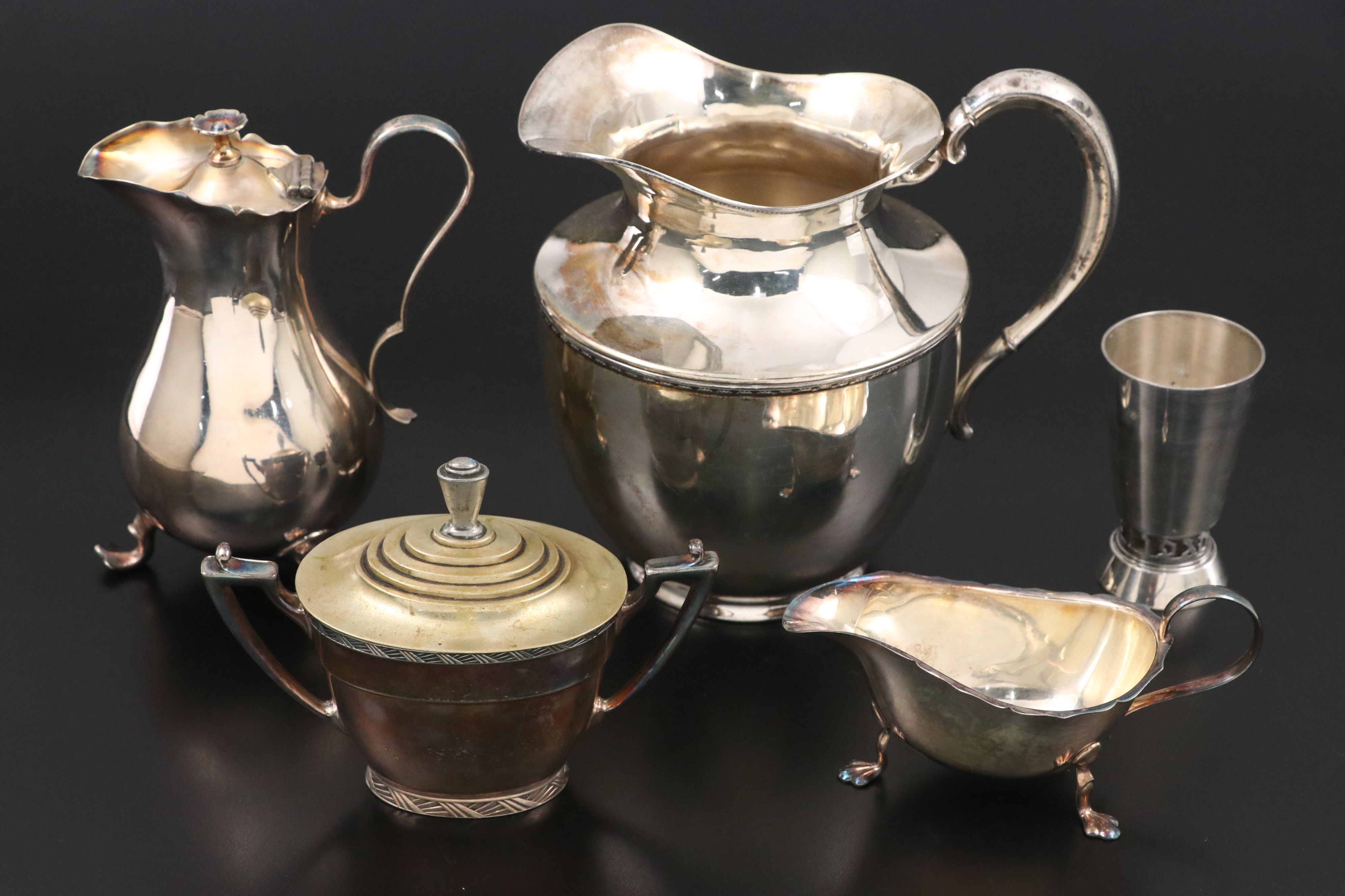English and American Silver Plate Tea Service