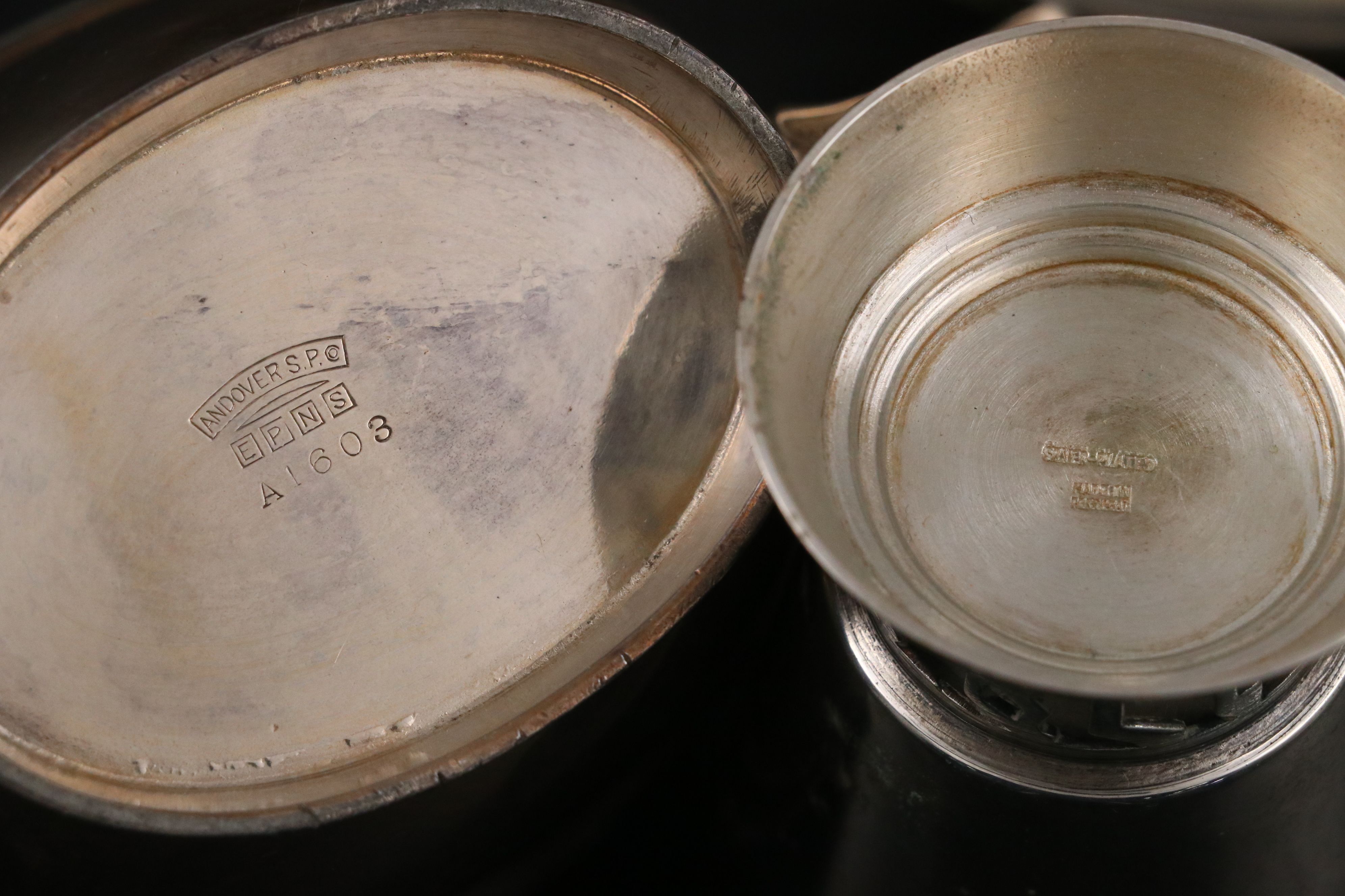 English and American Silver Plate Tea Service